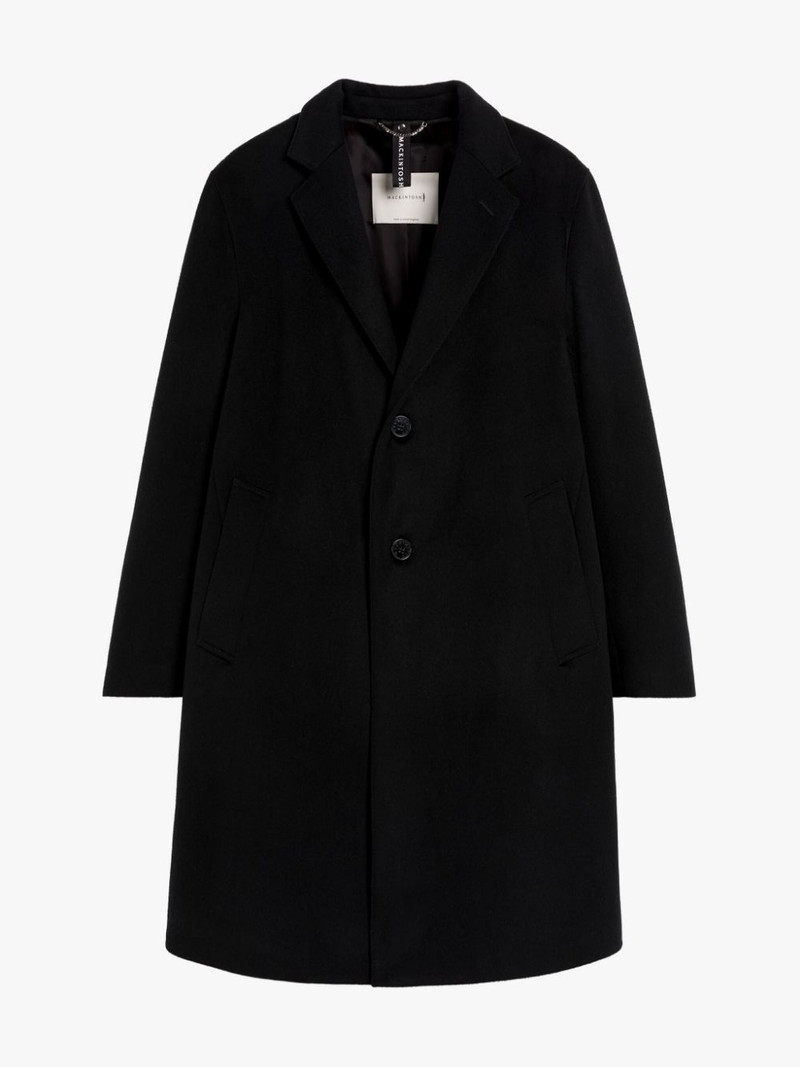 NEW STANLEY BLACK WOOL & CASHMERE COAT 1