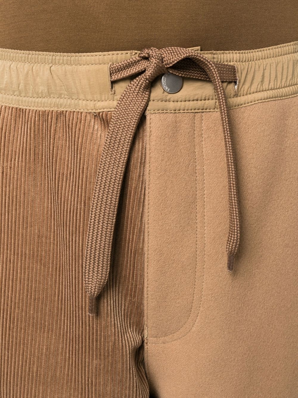 panelled straight-leg trousers - 5