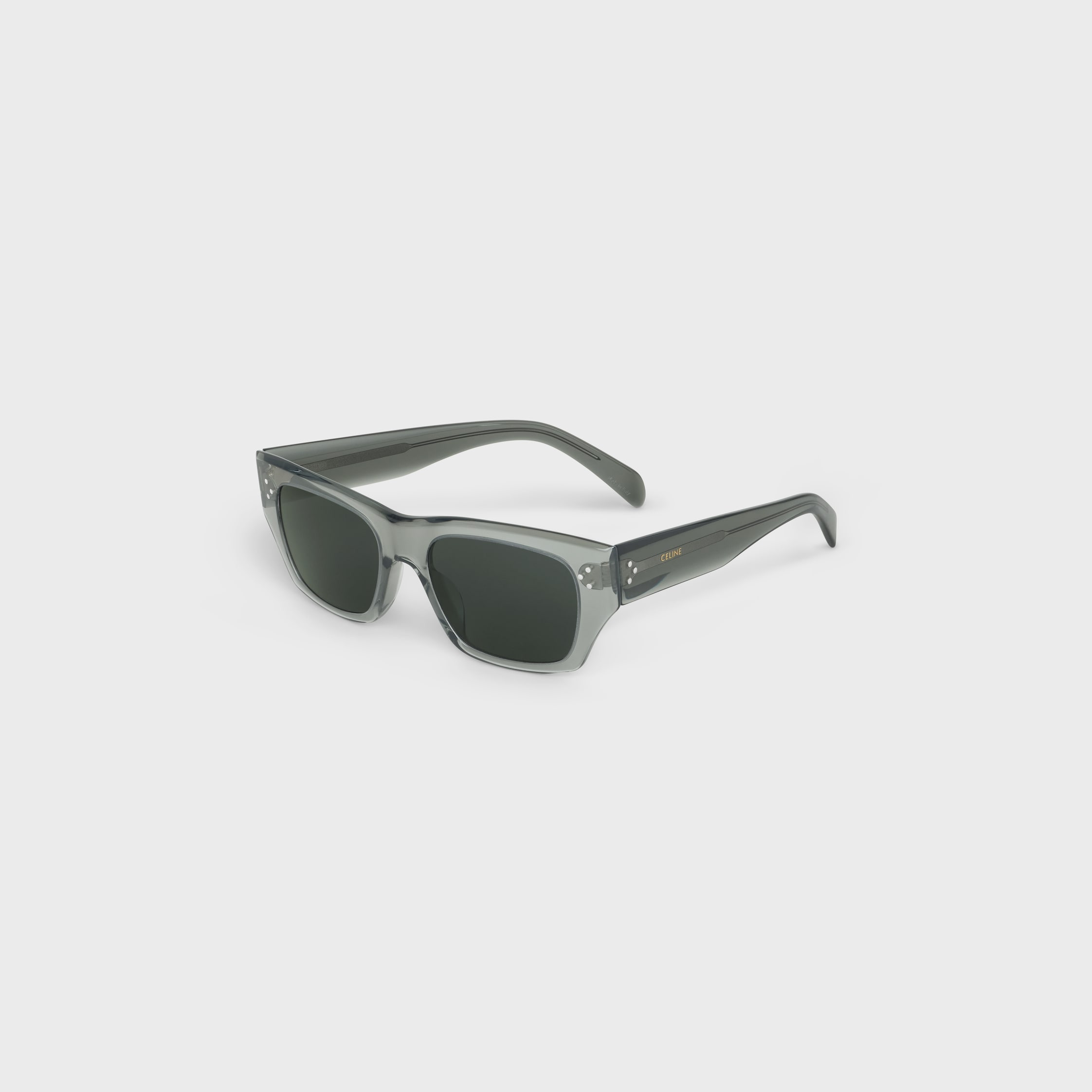 Black Frame 55 sunglasses in Acetate - 3