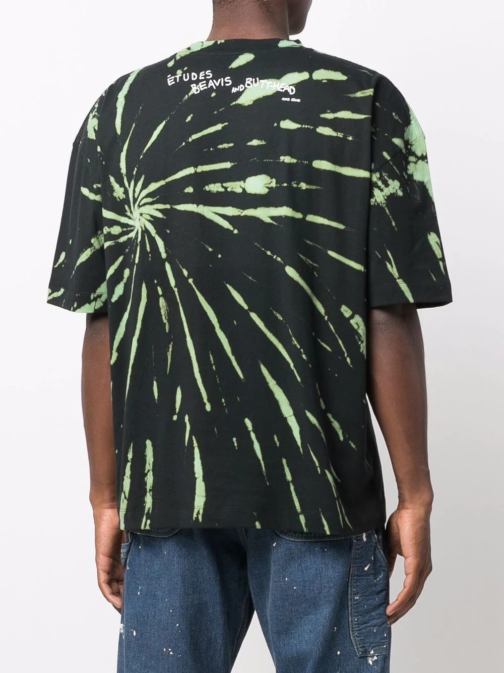 graphic print tie-dye T-shirt - 4