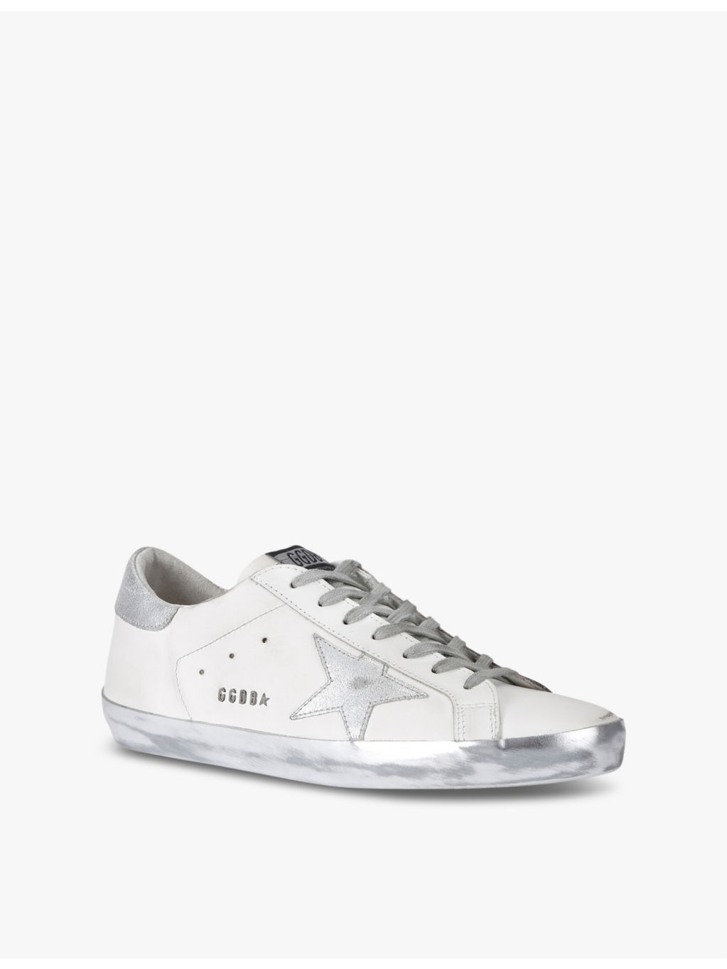 Super-Star logo-embellished leather low-top trainers - 3