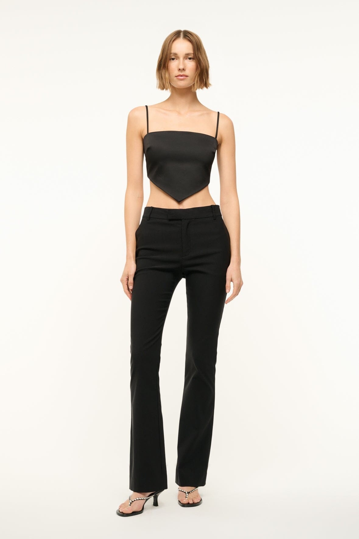 STAUD RUE TOP BLACK - 3
