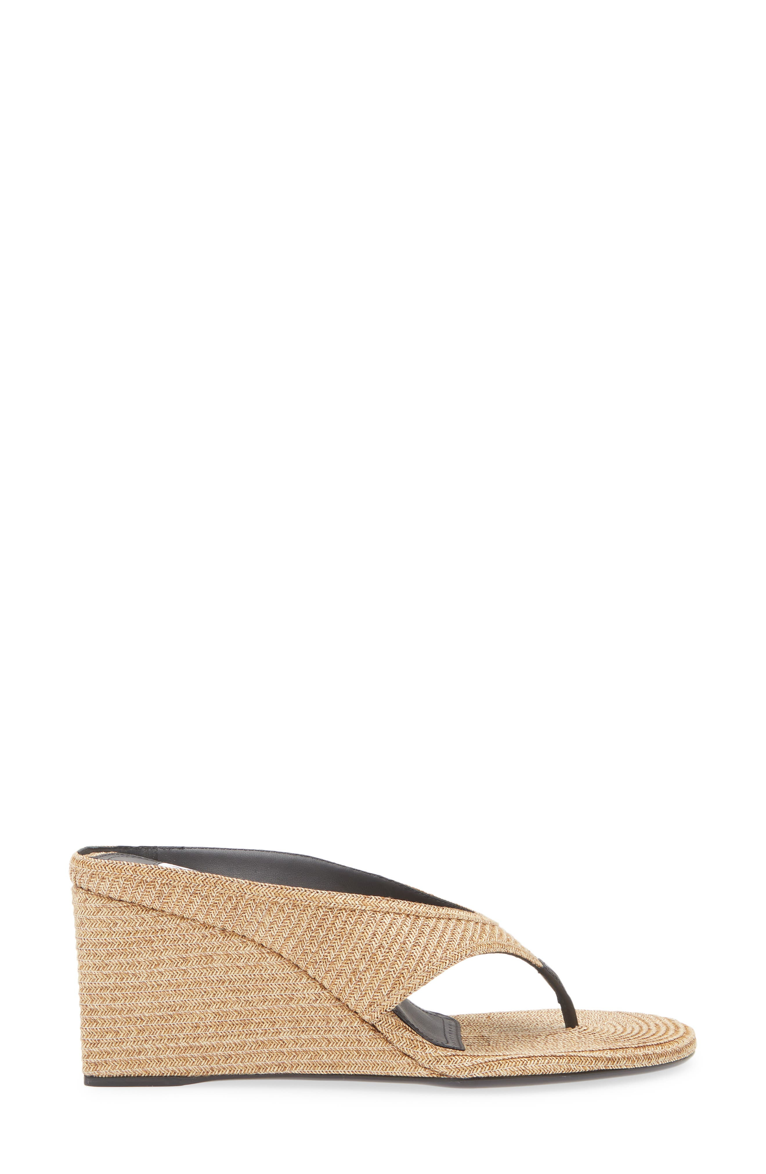 Alaïa Cube Wedge Sandal in Naturel at Nordstrom - 3