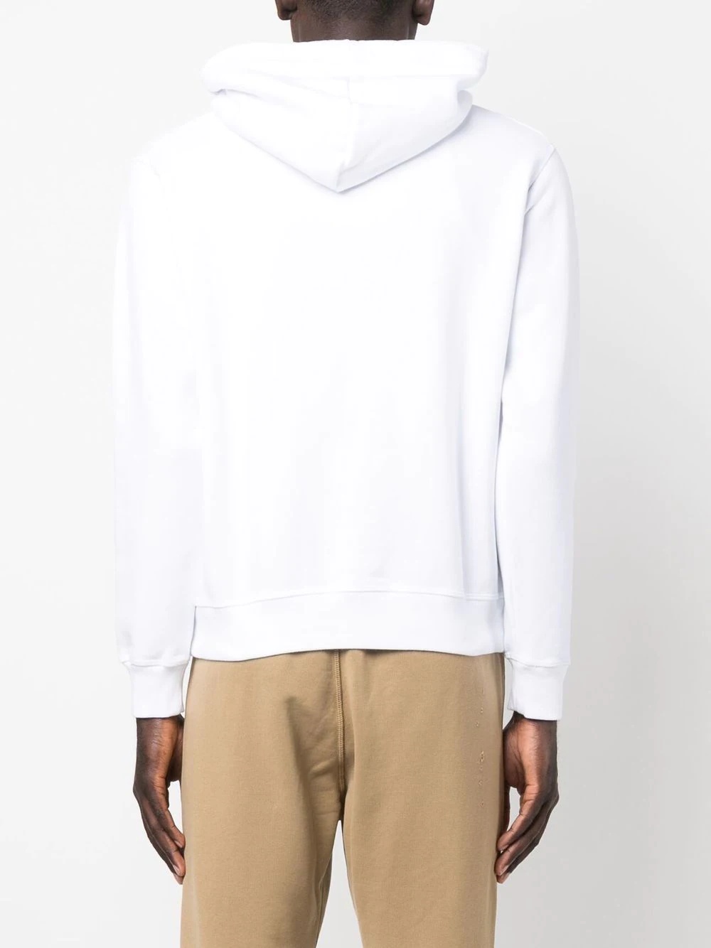 van-print cotton hoodie - 4