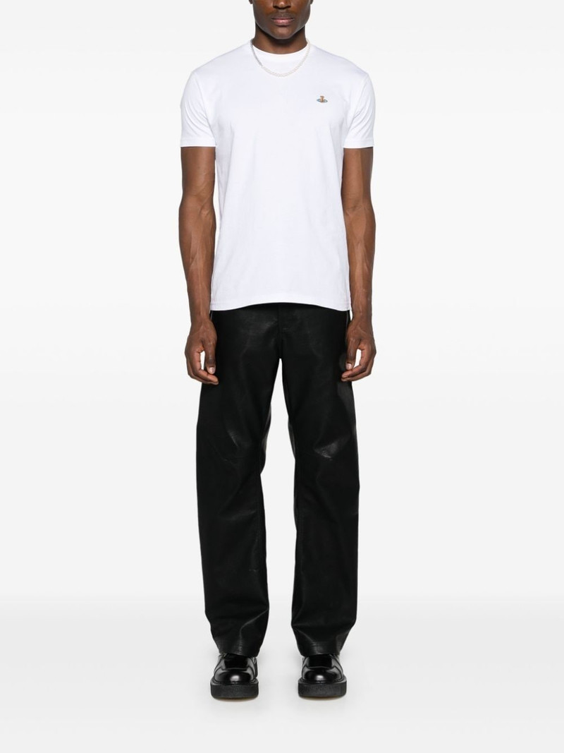 Vivienne Westwood logo-embroidered cotton T-shirt outlook