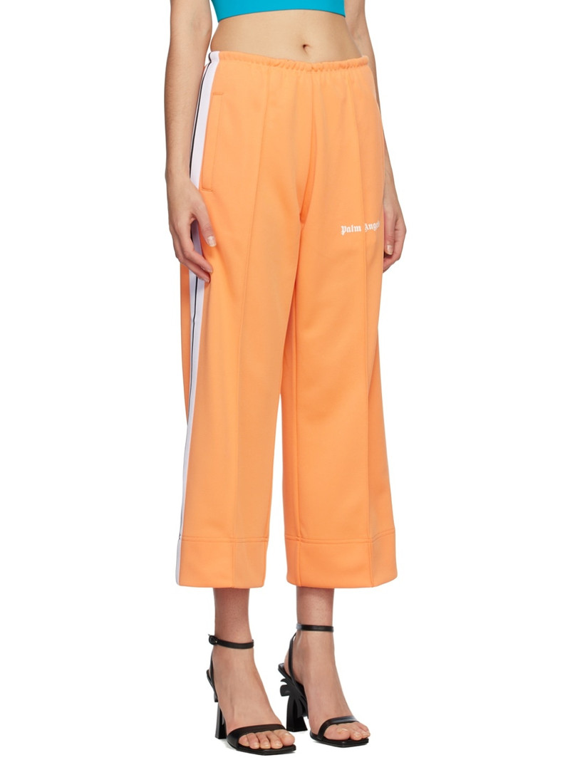 Orange Cropped Track Pants 2