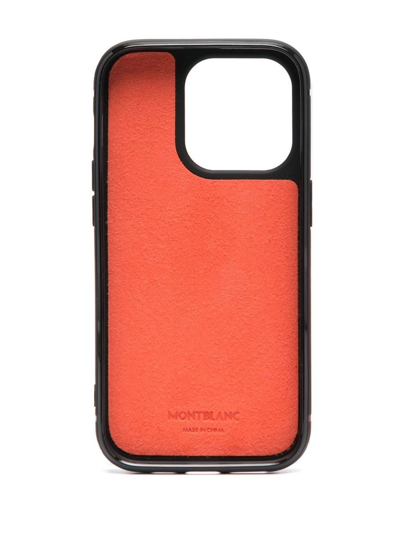 Montblanc graphic print phone case outlook