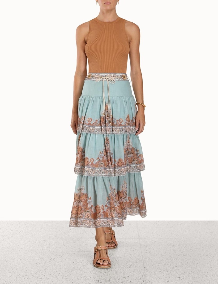 DEVI TIERED SKIRT - 7