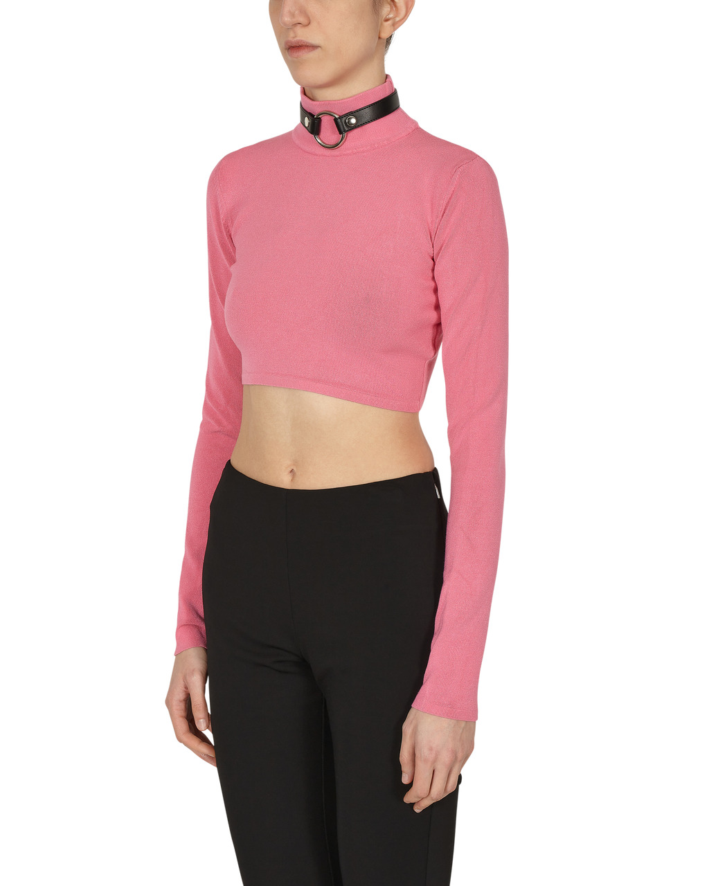 CROPPED KNIT TURTLENECK - 3