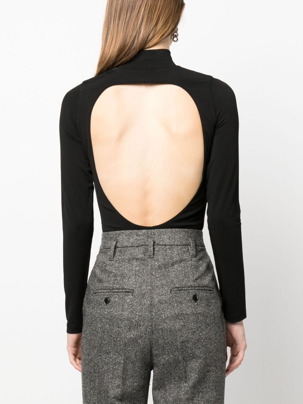 Loyra open-back bodysuit - 4