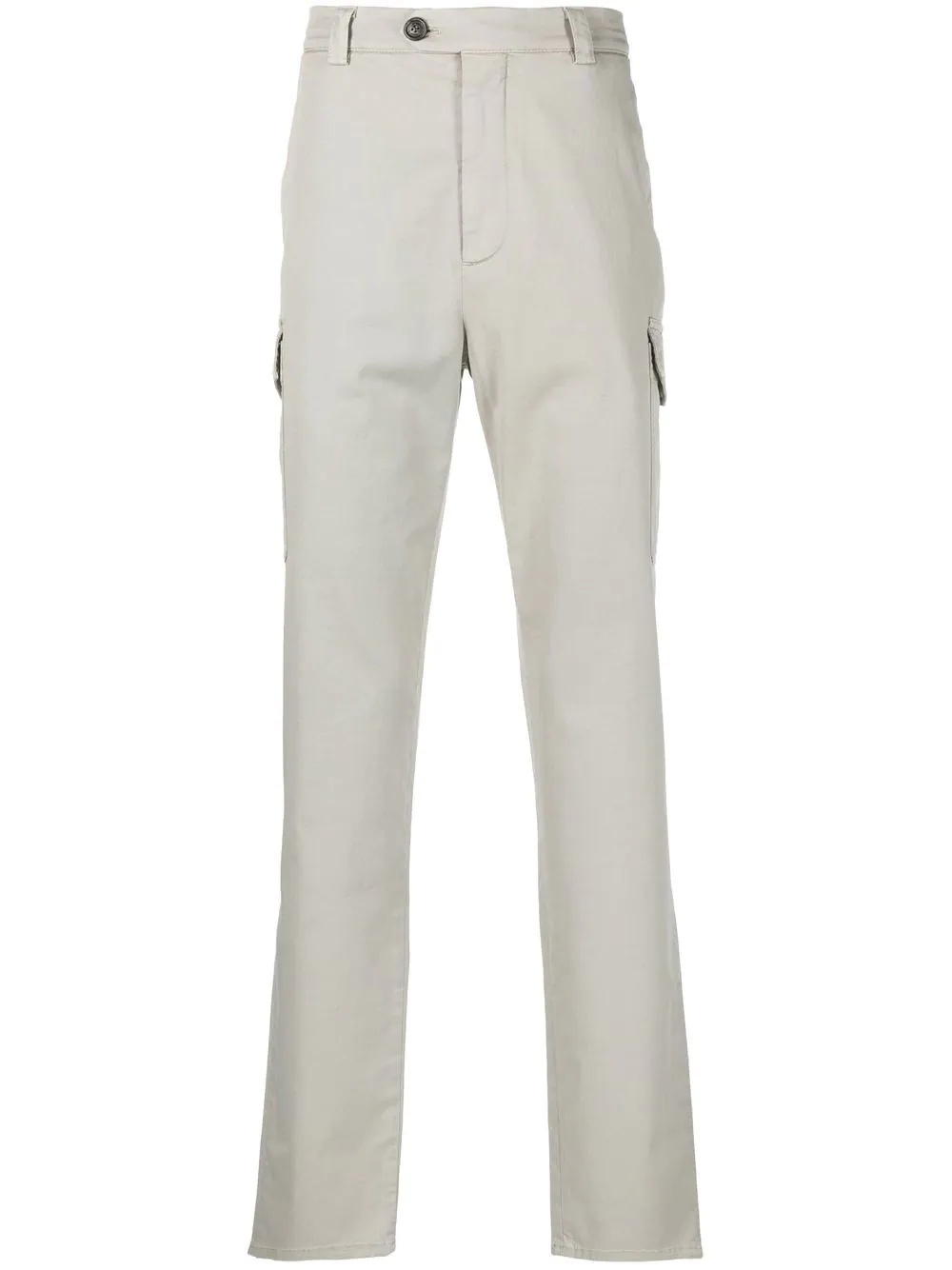 straight-leg cut chino trousers - 1