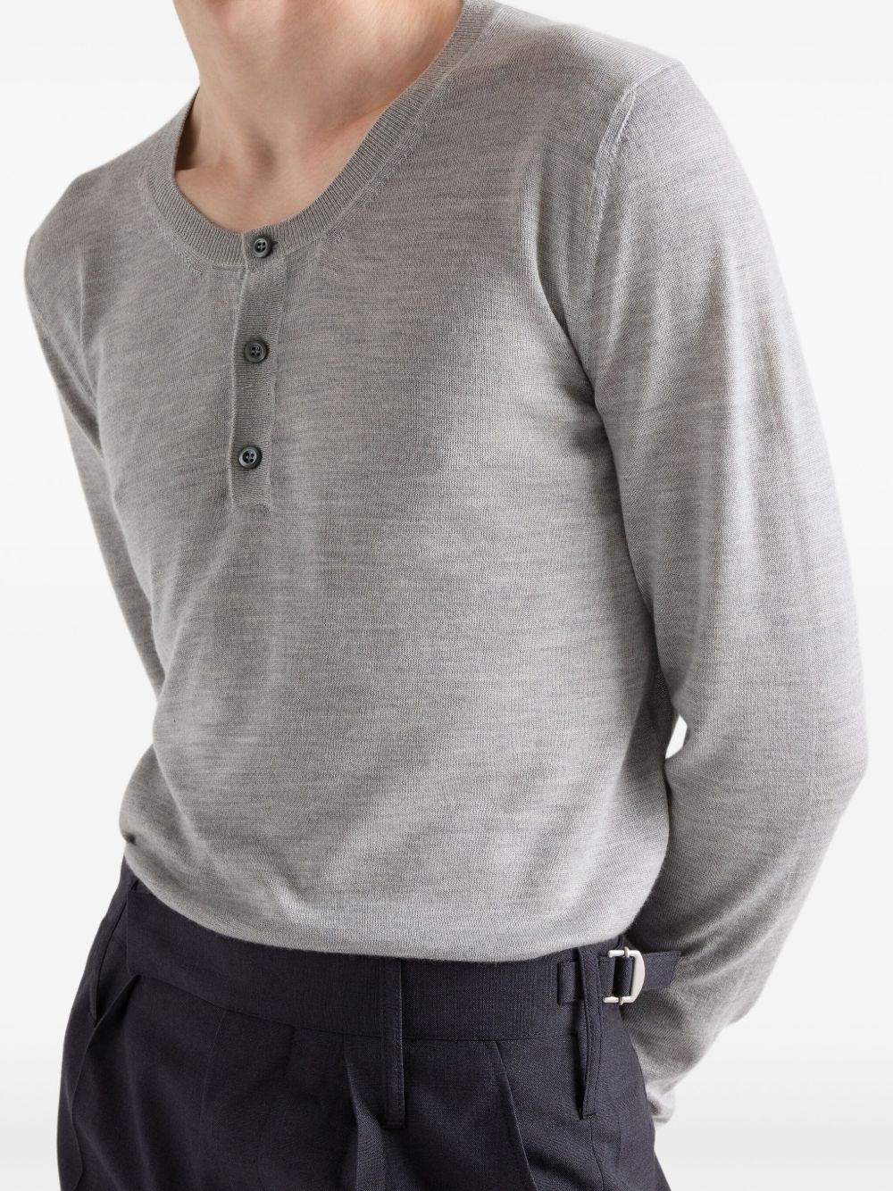 crew-neck cashmere sweatshirt - 5