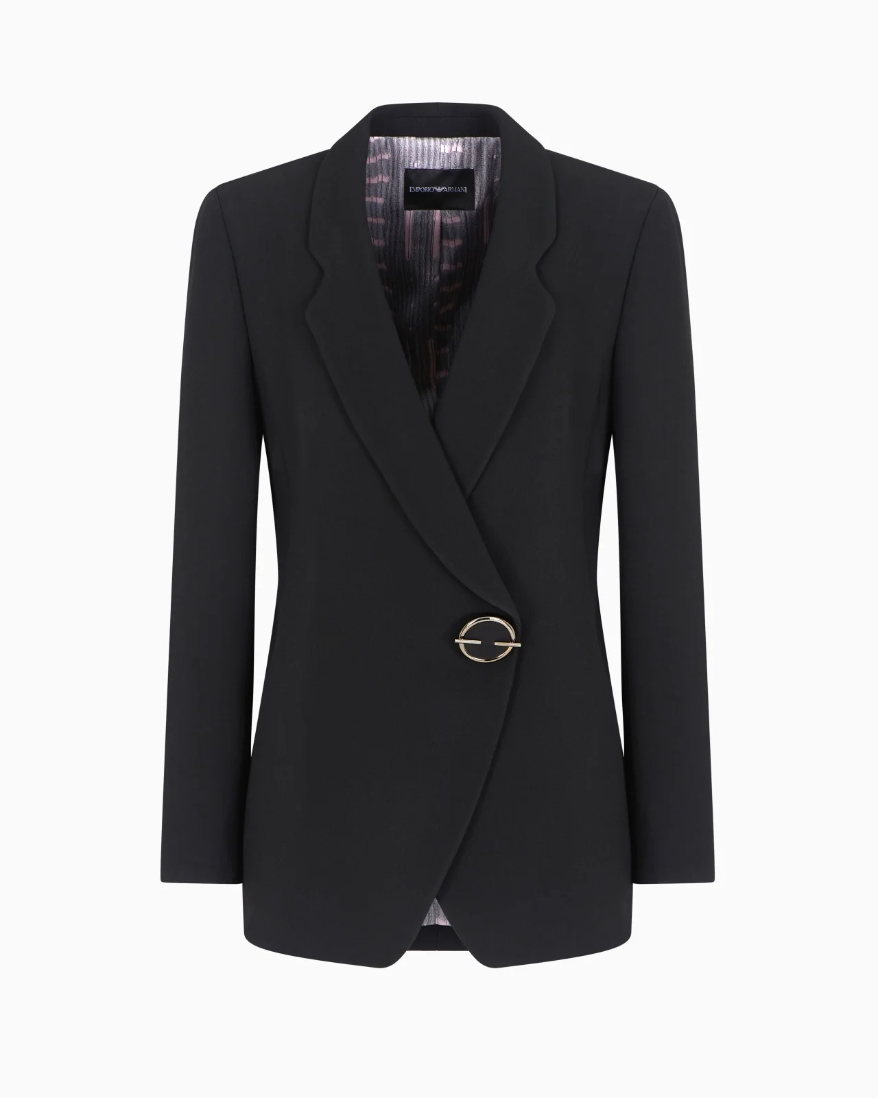 CADY CRÊPE BLAZER WITH JEWEL CLOSURE - 1