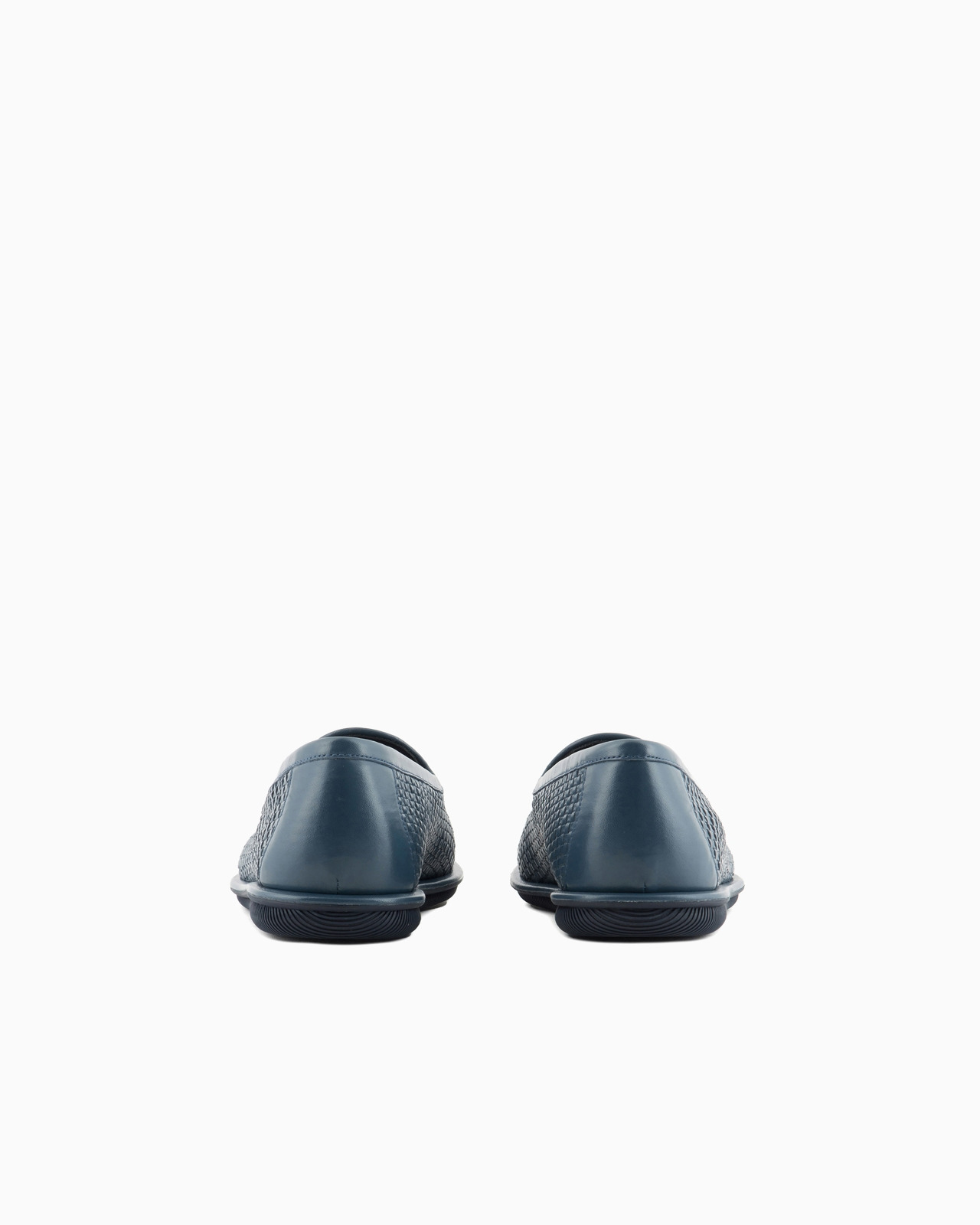 Woven nappa leather loafers with tassels - 4