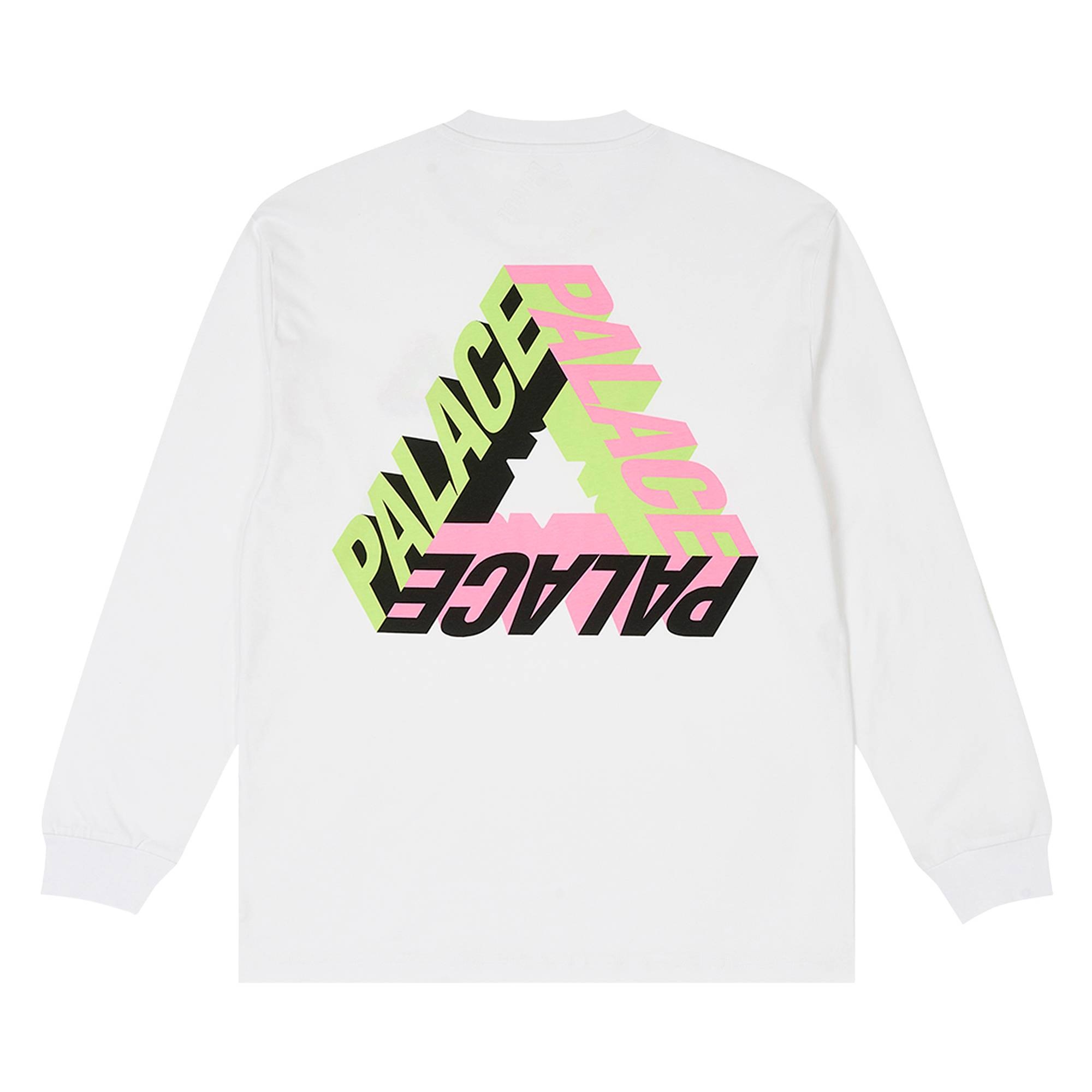 Palace P-3D Longsleeve 'White' - 2