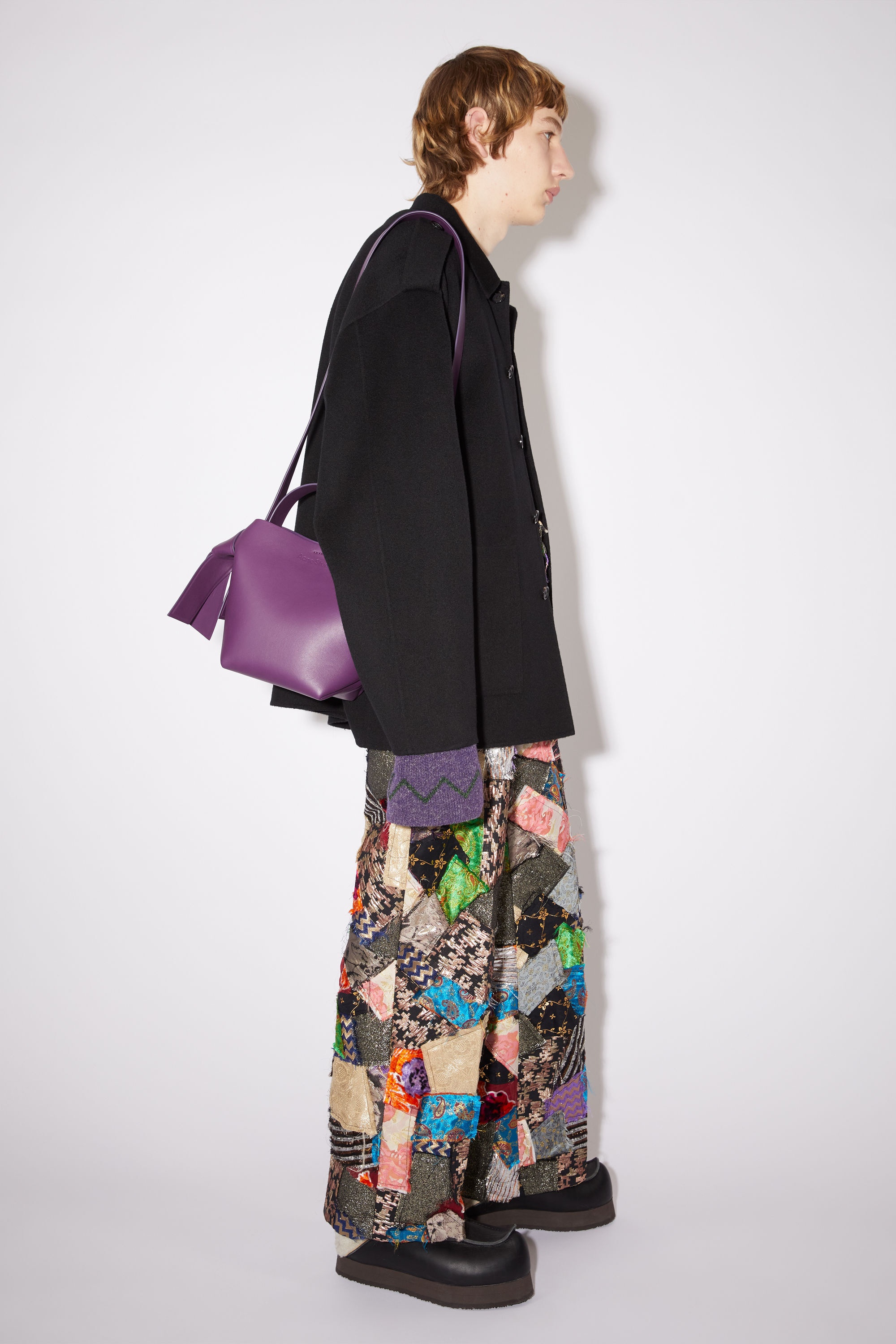 Mini shoulder bag - Violet purple - 3