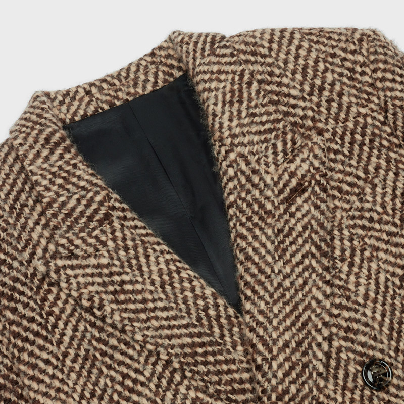POLO COAT IN HERRINGBONE TWEED 3
