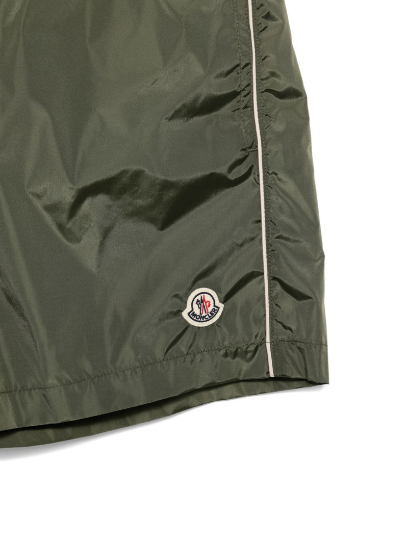 logo-patch drawstring-waist swim shorts 3