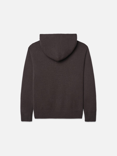 FRAME Cashmere Hoodie in Marron outlook