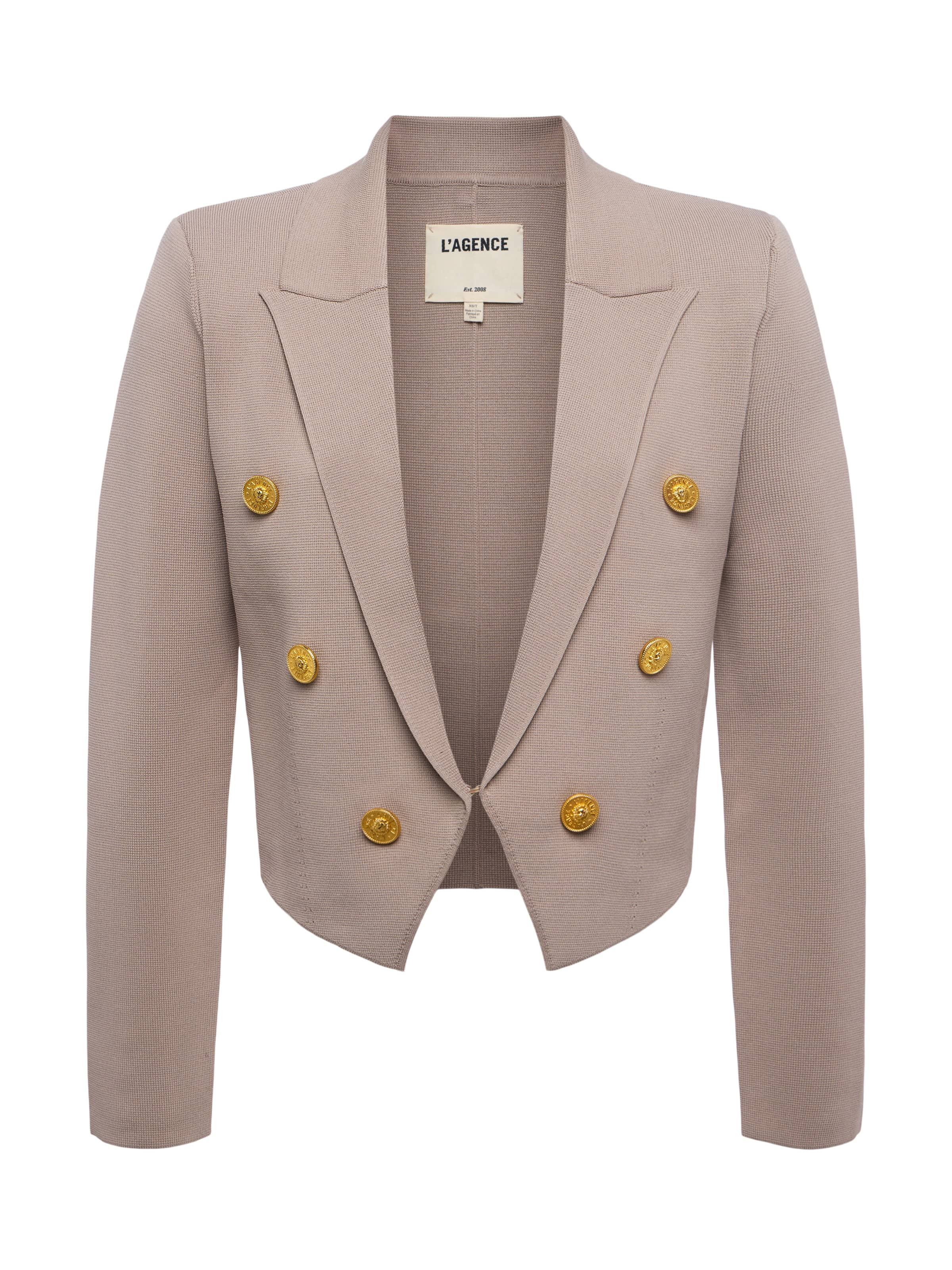 Elio Cropped Knit Blazer - 1