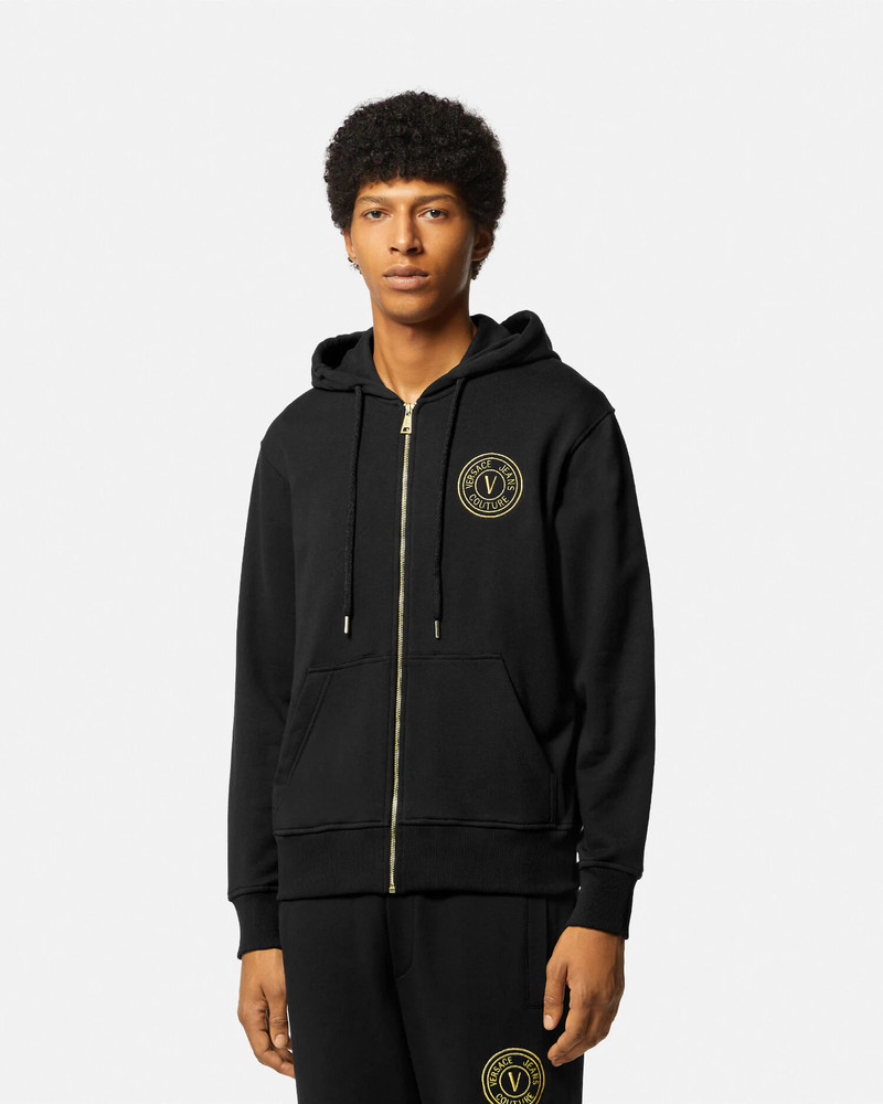V-Emblem Zip Hoodie 4