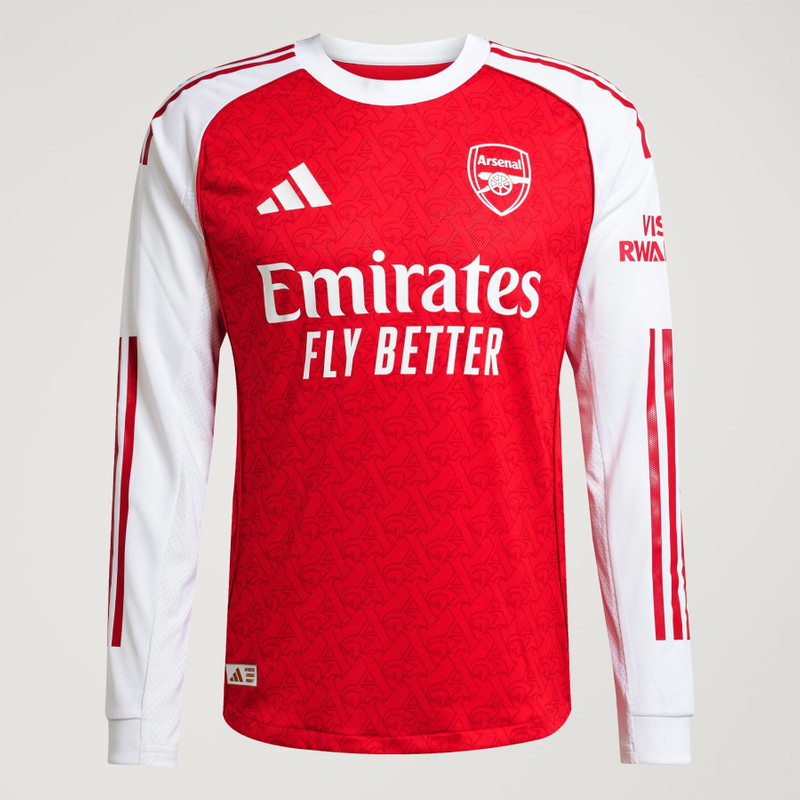 Arsenal 25/26 Long Sleeve Home Authentic Jersey - 1