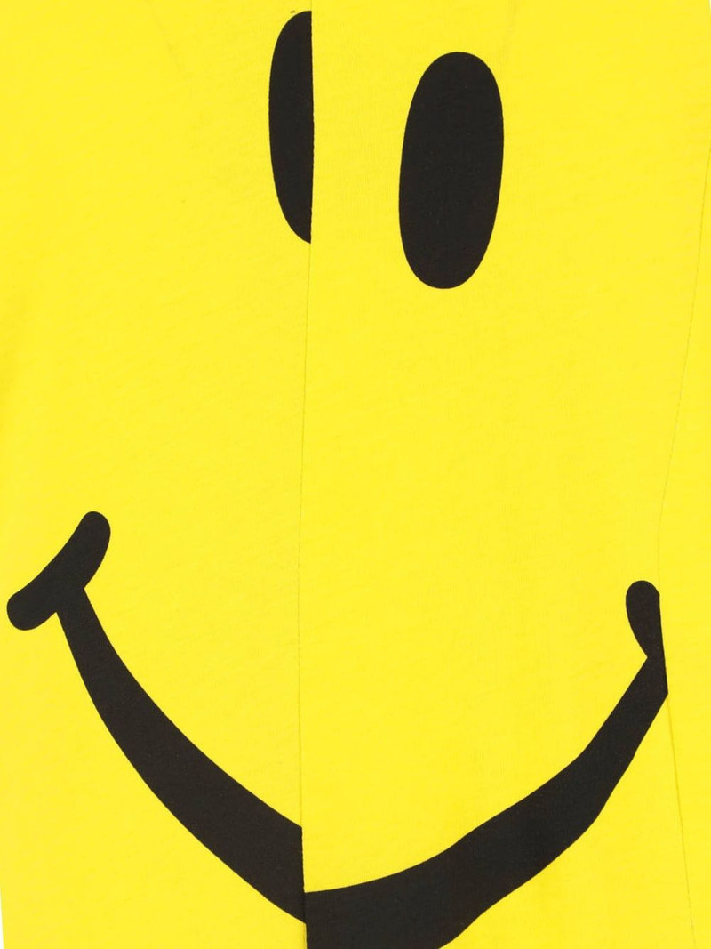 Smiley print A-line midi dress 3