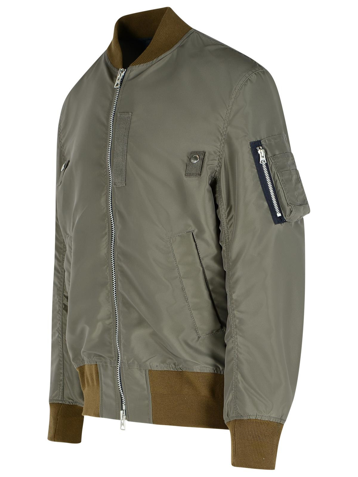 Sacai 'Taupe' Nylon Bomber Jacket Men - 2