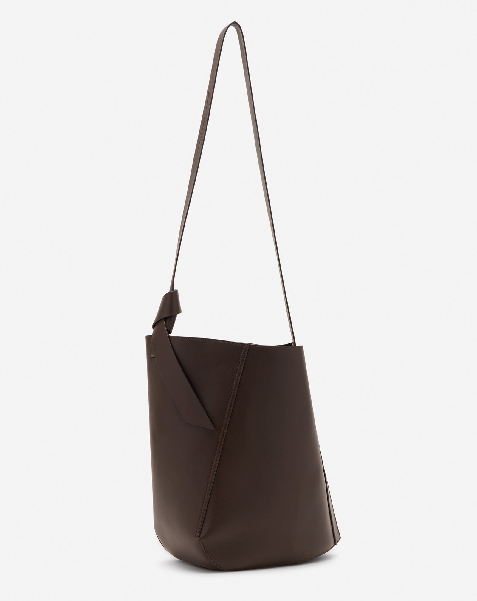 LEATHER MM HOBO TIE BAG - 5