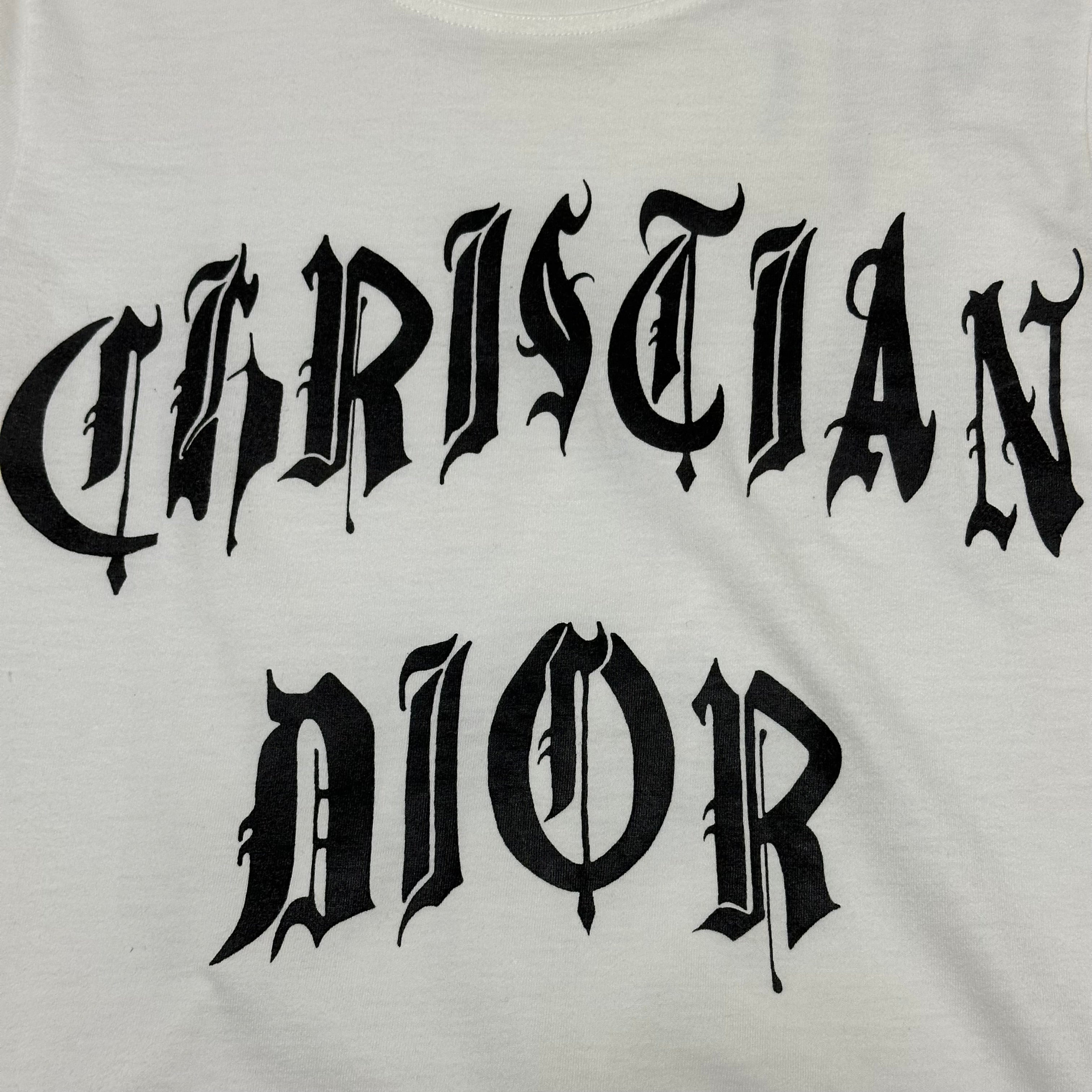 CHRISTIAN DIOR Spring Summer 2002 Gothic Logo T-Shirt - 3