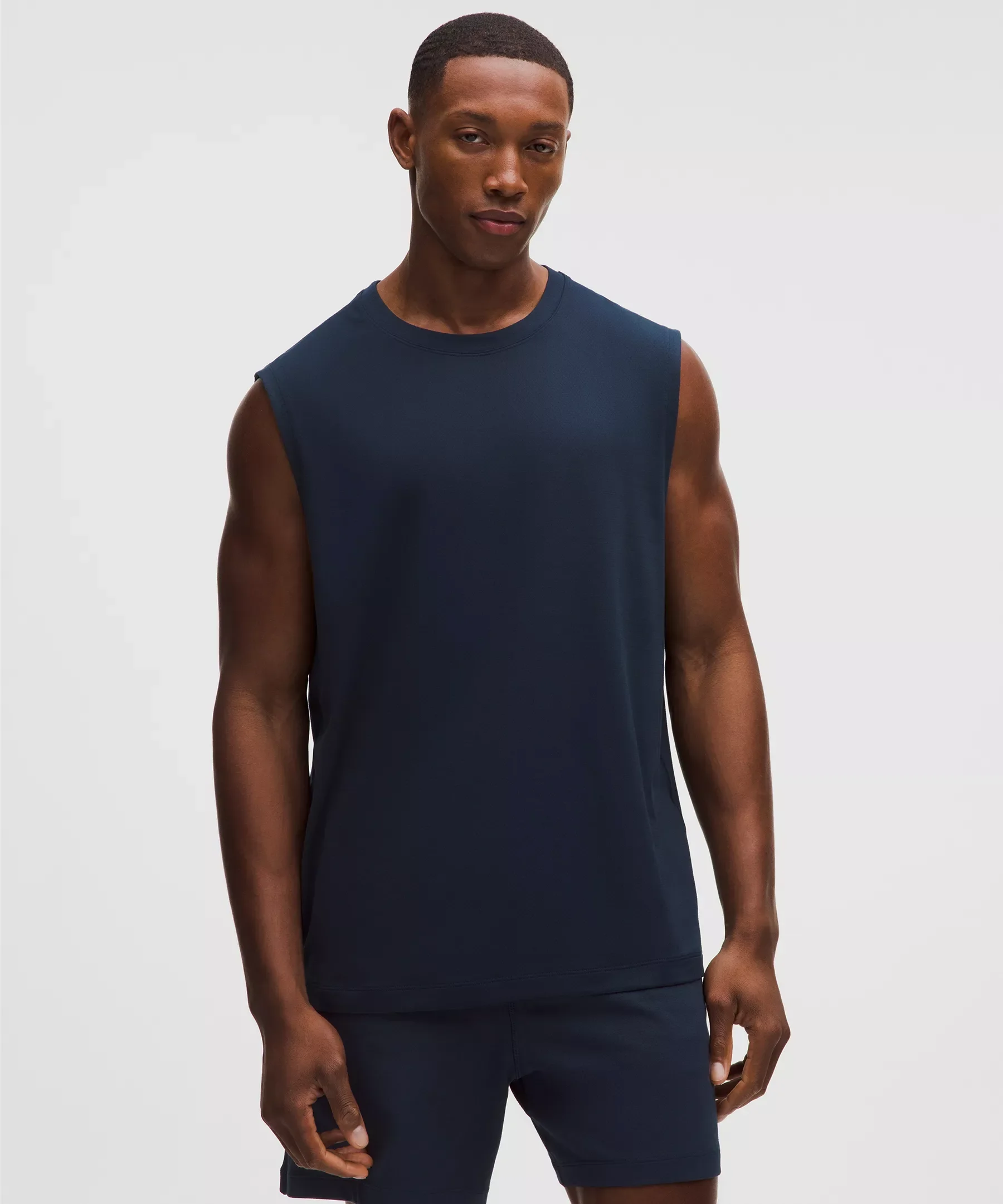 Mesh Soft Jersey Sleeveless Tank Top - 1