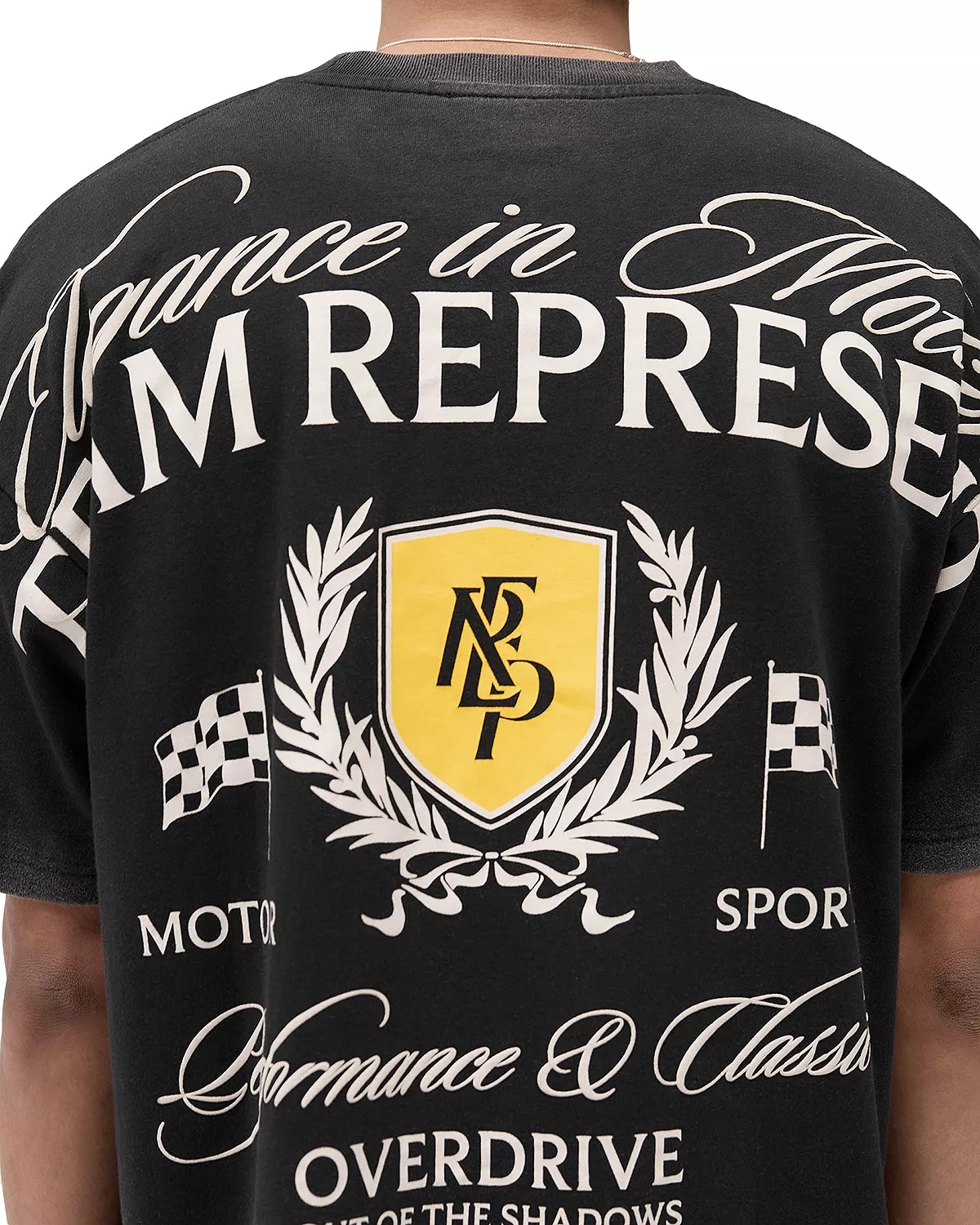 Crest Oversized Fit Graphic Tee - 8
