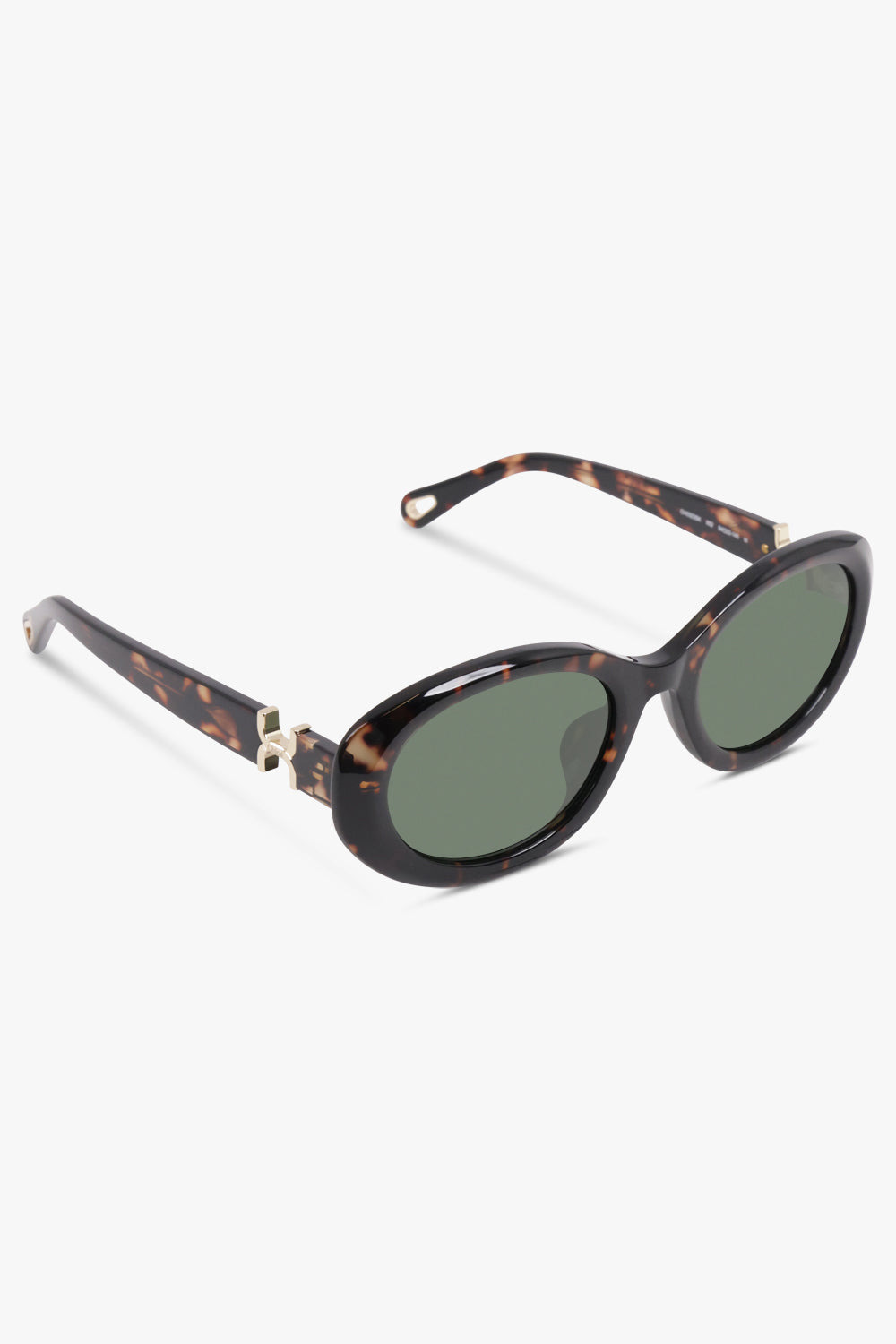 CH0323SK OVAL SUNGLASSES | HAVANA/GREEN - 2