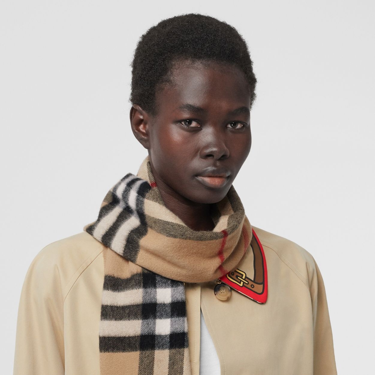 The Classic Check Cashmere Scarf - 3