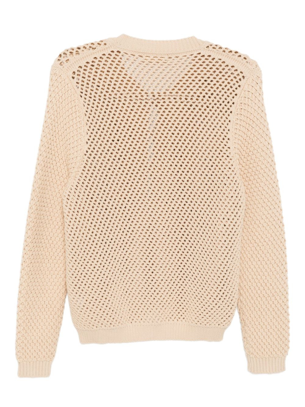 crochet-knit cardigan - 2
