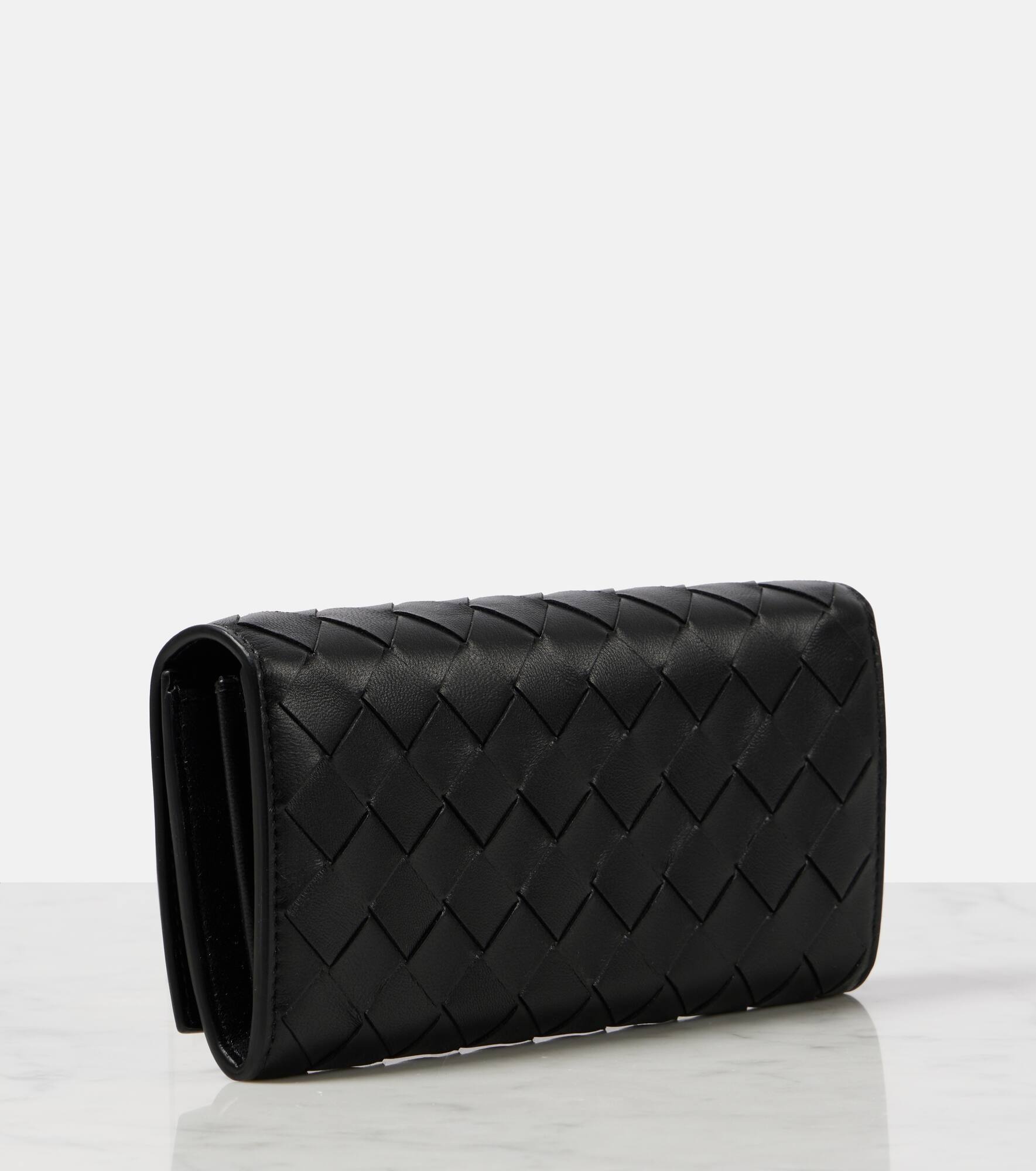 Intrecciato Large leather wallet - 3