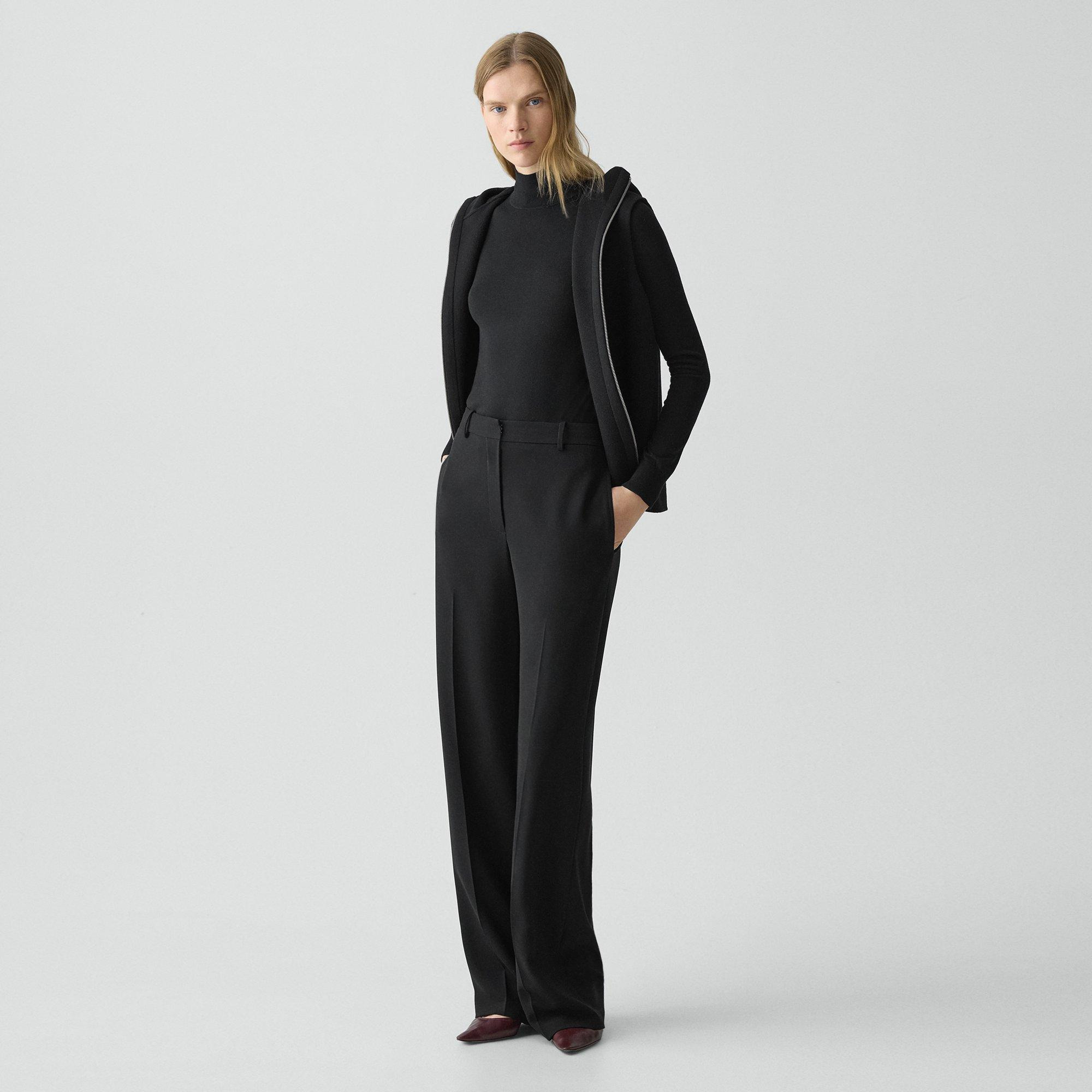 Straight Pant, 29'' in Admiral Crepe - 3