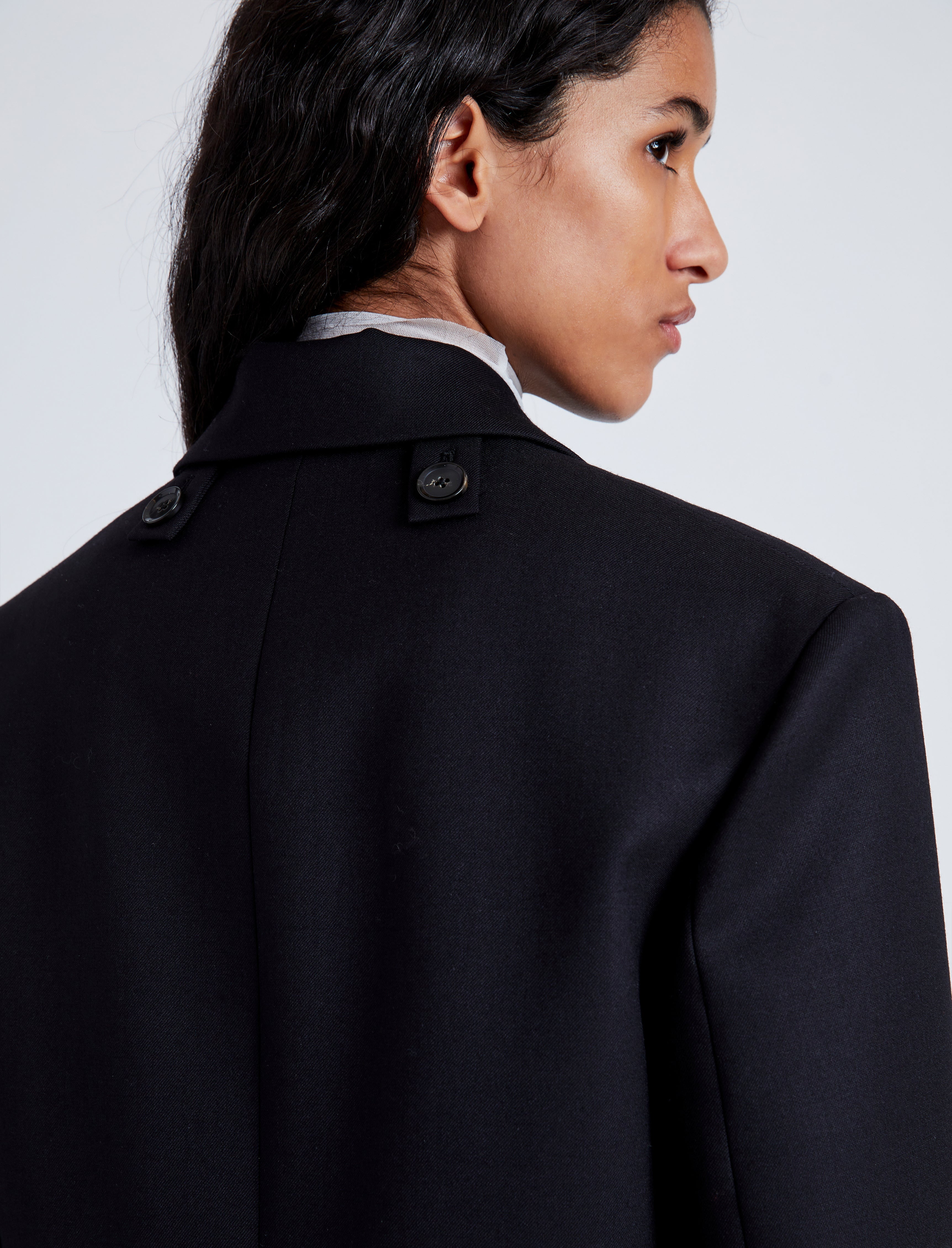 Archer Jacket in Wool Twill Suiting - 6