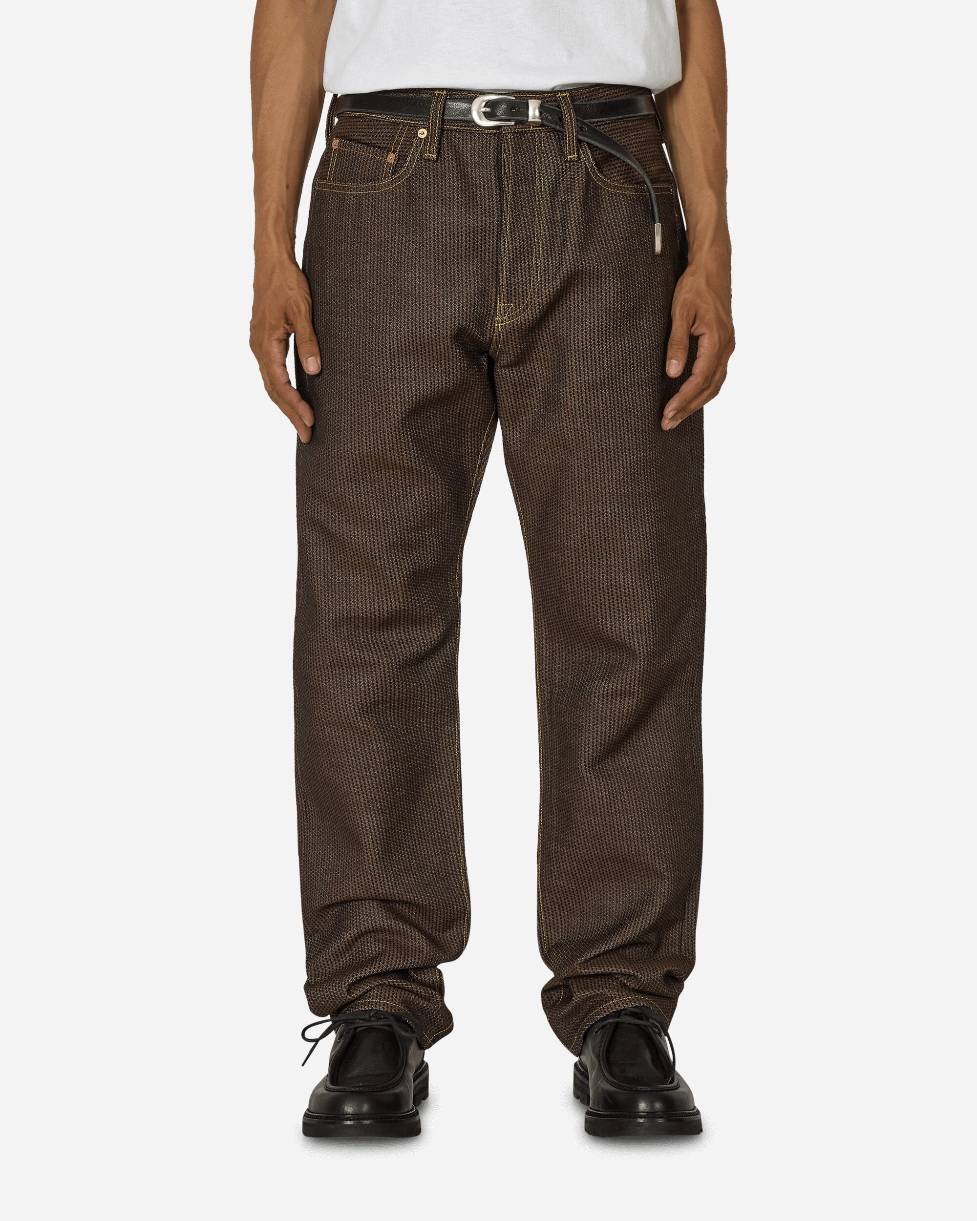 Kapital Century Denim 5P Monkey Cisco Pants Persimmon