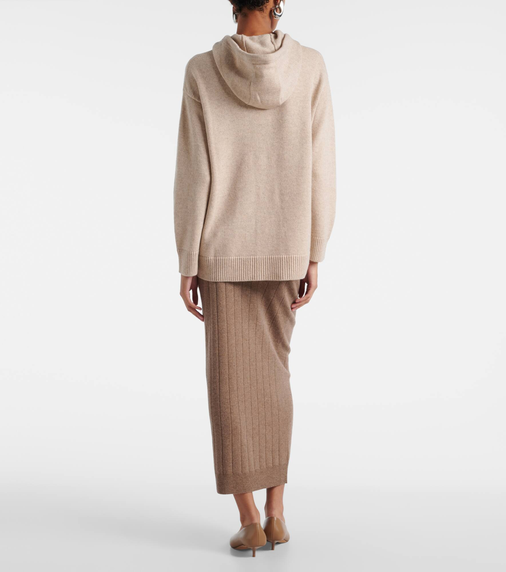 Liana wool and cashmere hoodie - 3
