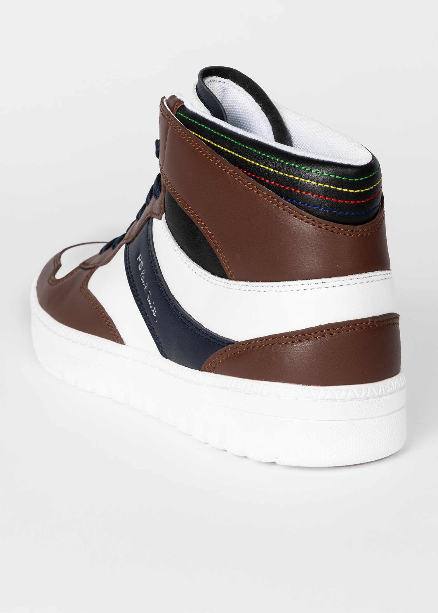 Leather 'Liston' High-Top Trainers - 4