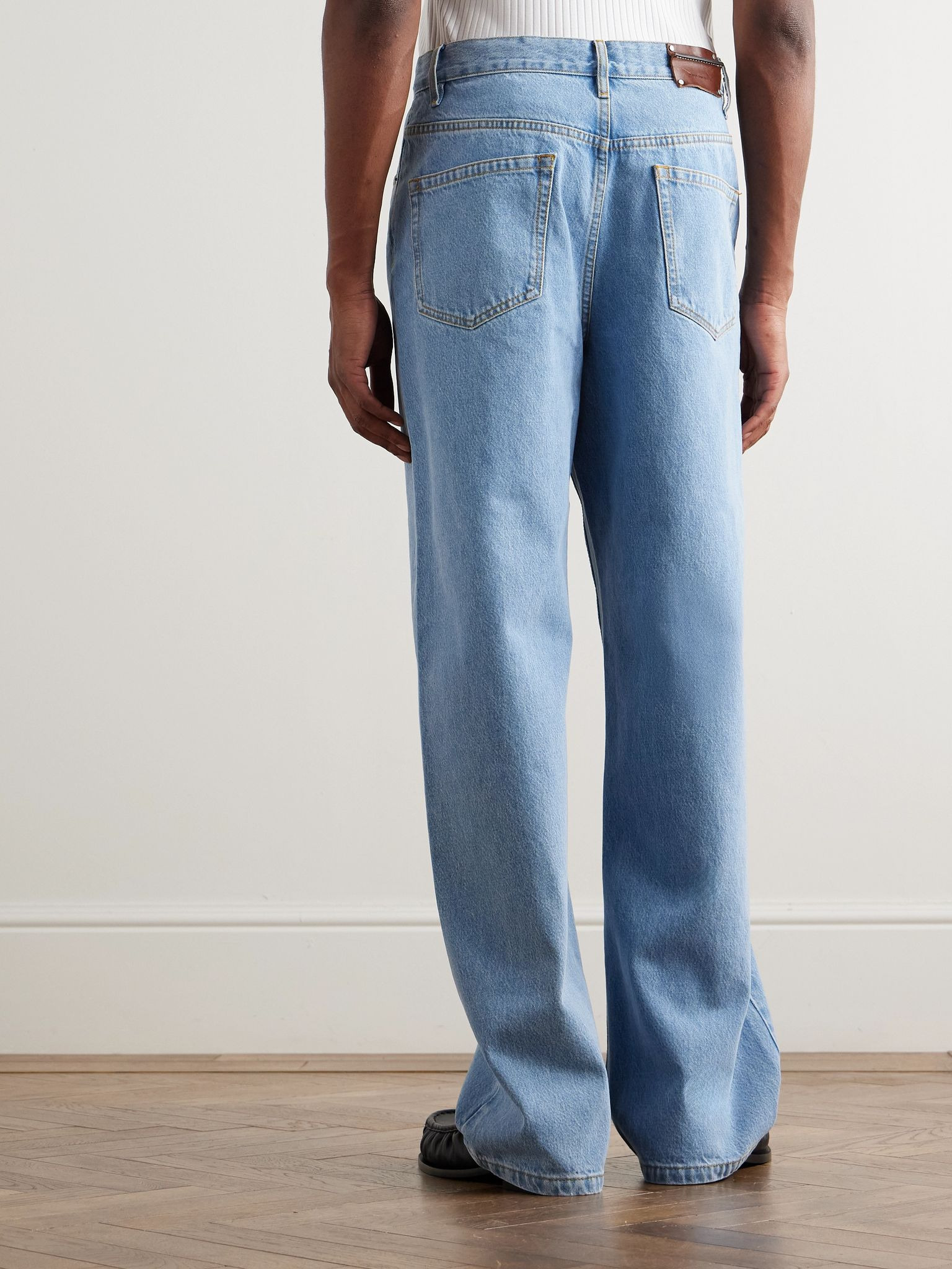 Wide-Leg Jeans Light blue - 4