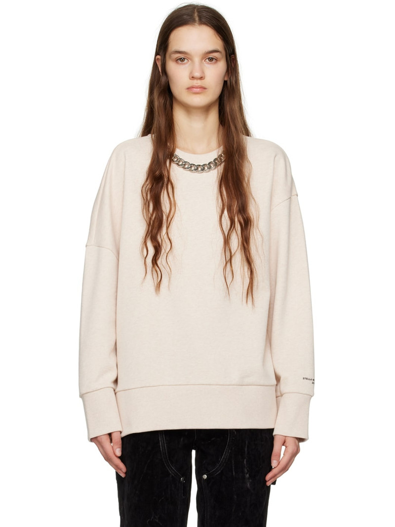 Beige Chain Sweatshirt - 1
