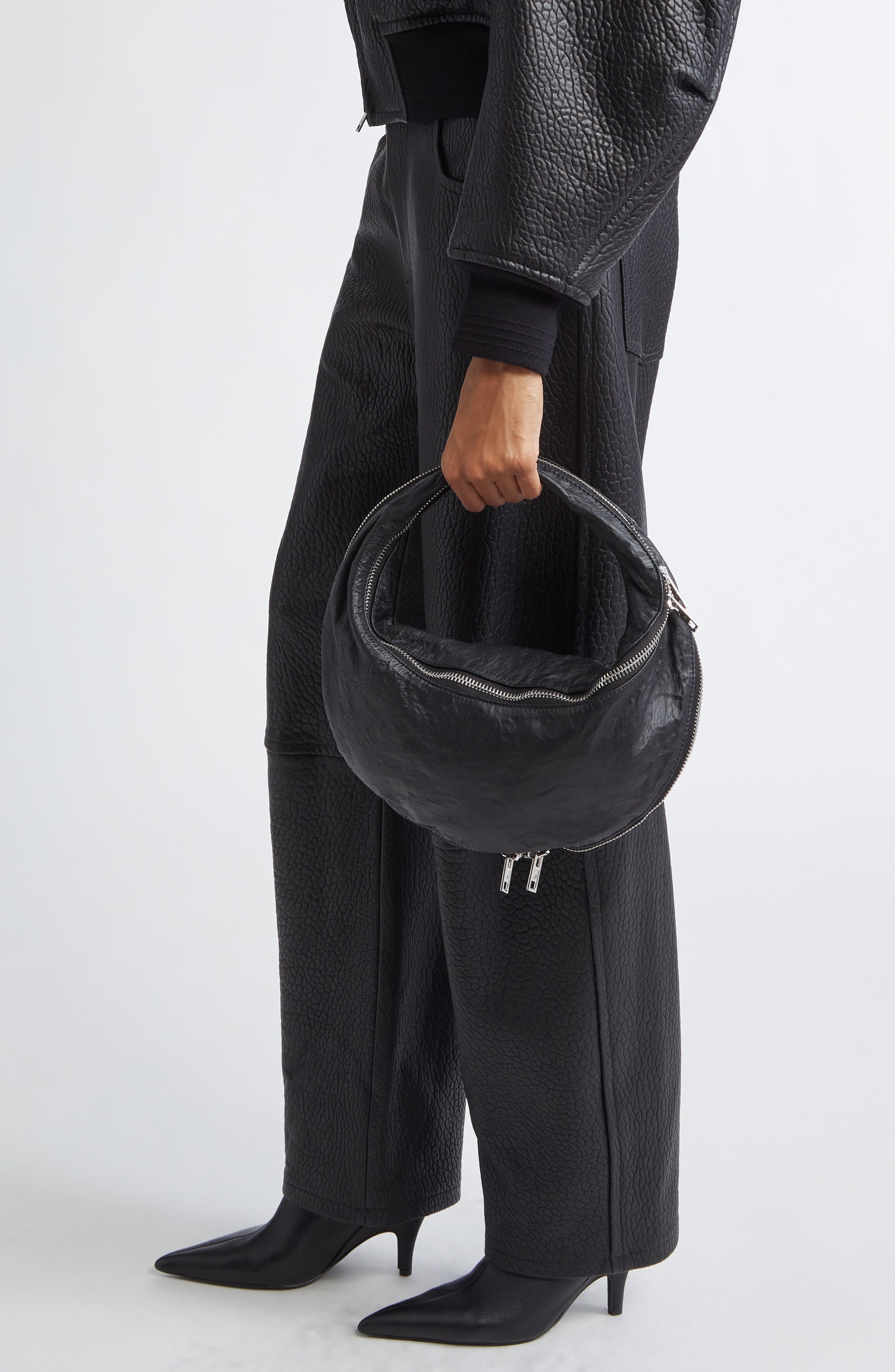 Alexander Wang Small Twyst Handbag in 001 Black at Nordstrom - 2