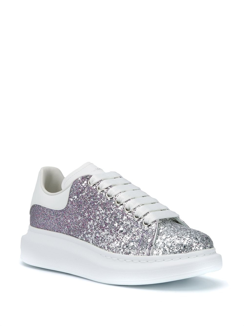 oversized glitter sneakers - 2