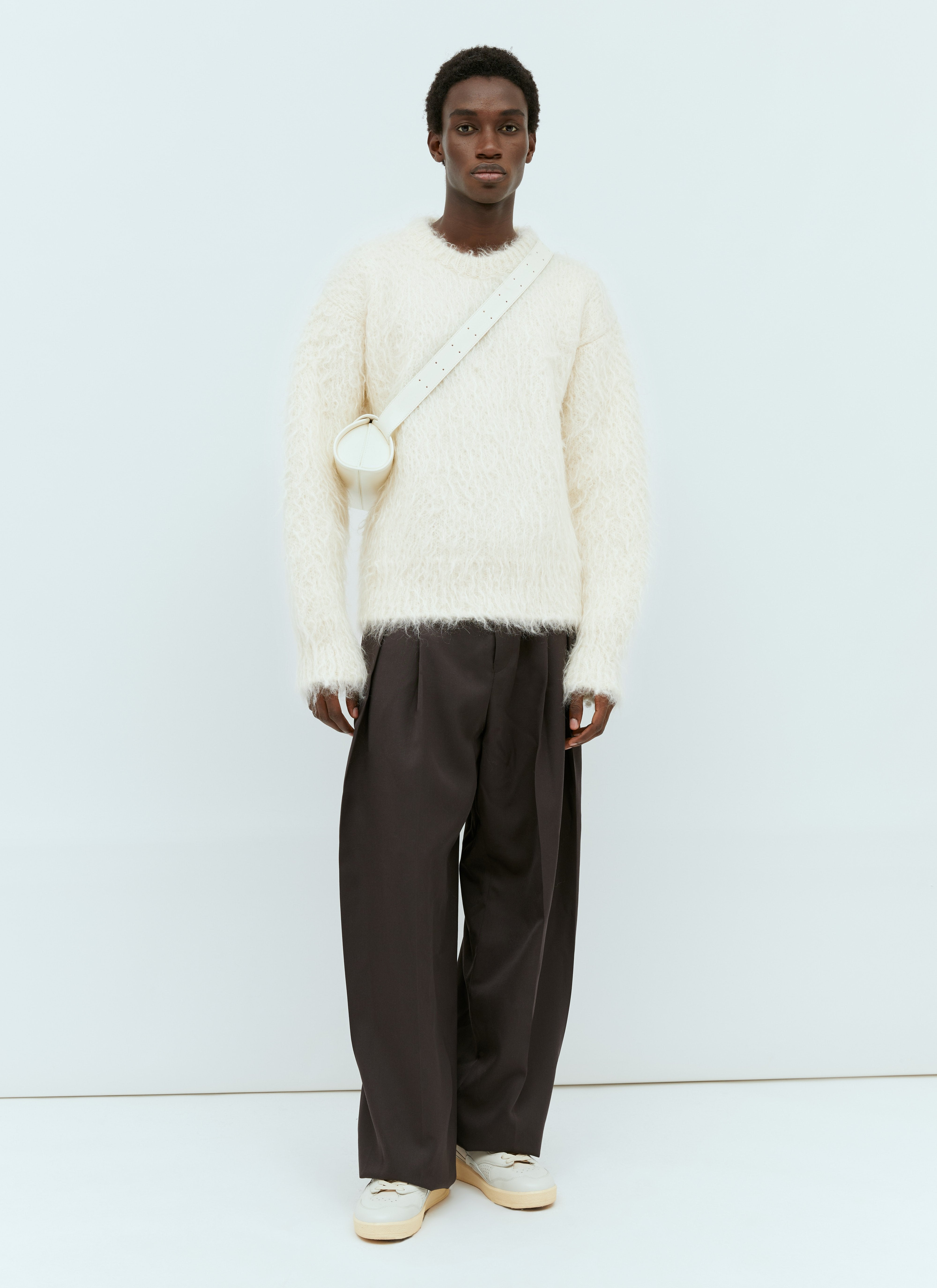 Off White Men Mohair Blend Sweater - 2
