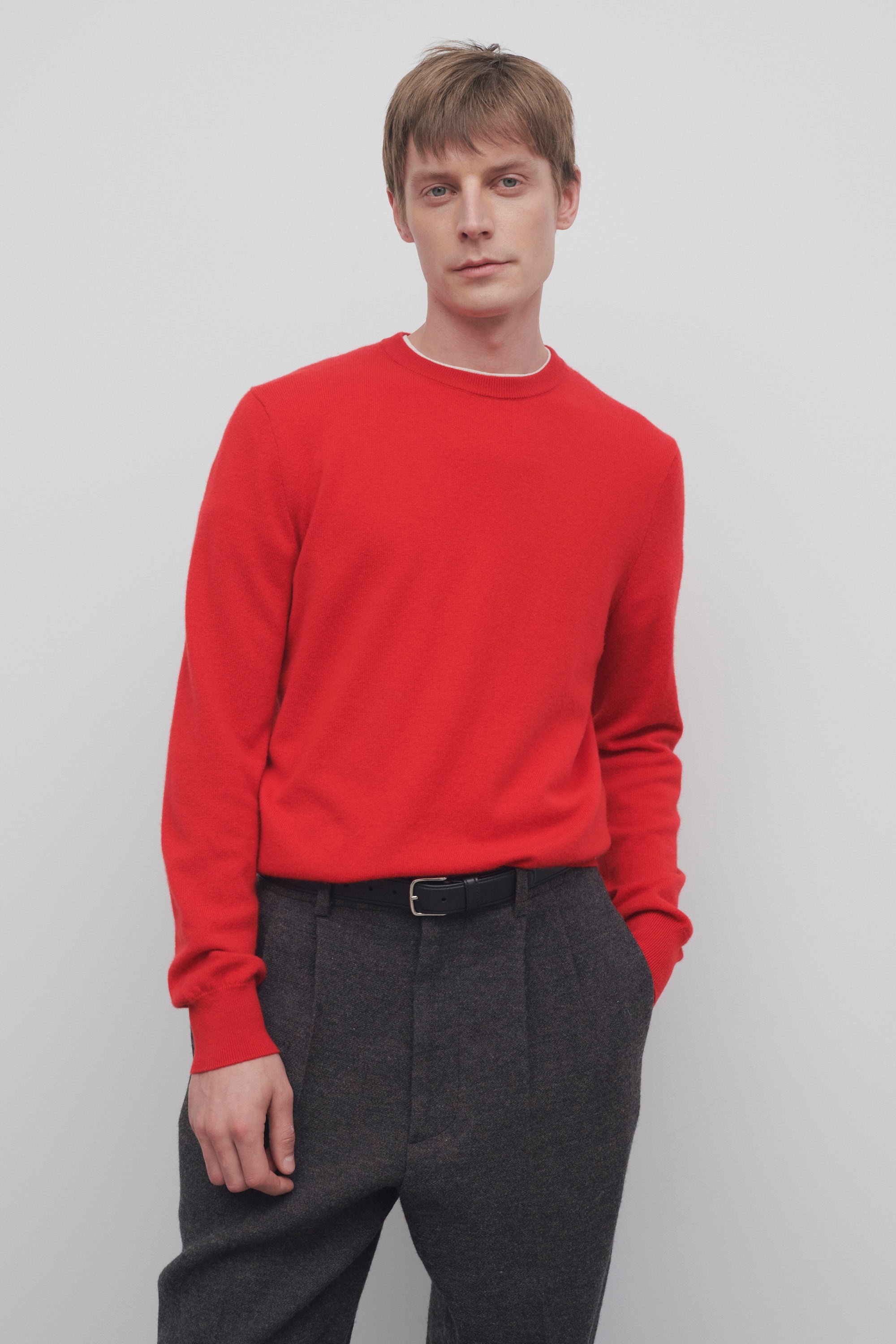 The Row Benji Sweater in Cashmere | REVERSIBLE