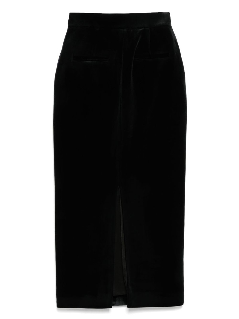 ALEX PERRY velvet pencil skirt outlook