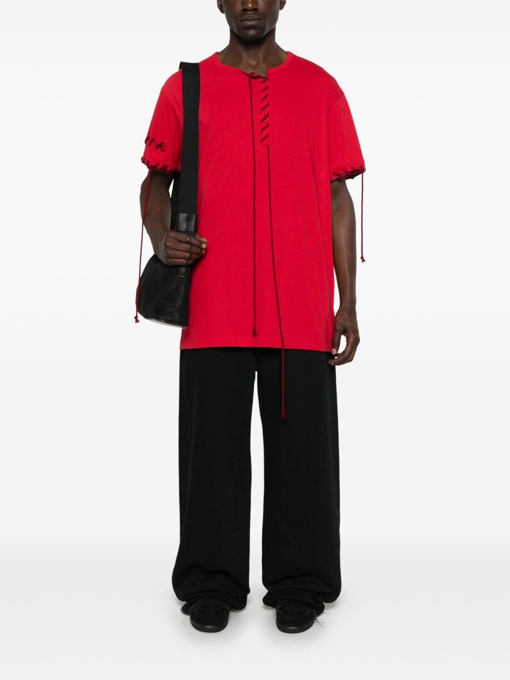 whipstitch-trim T-shirt - 2