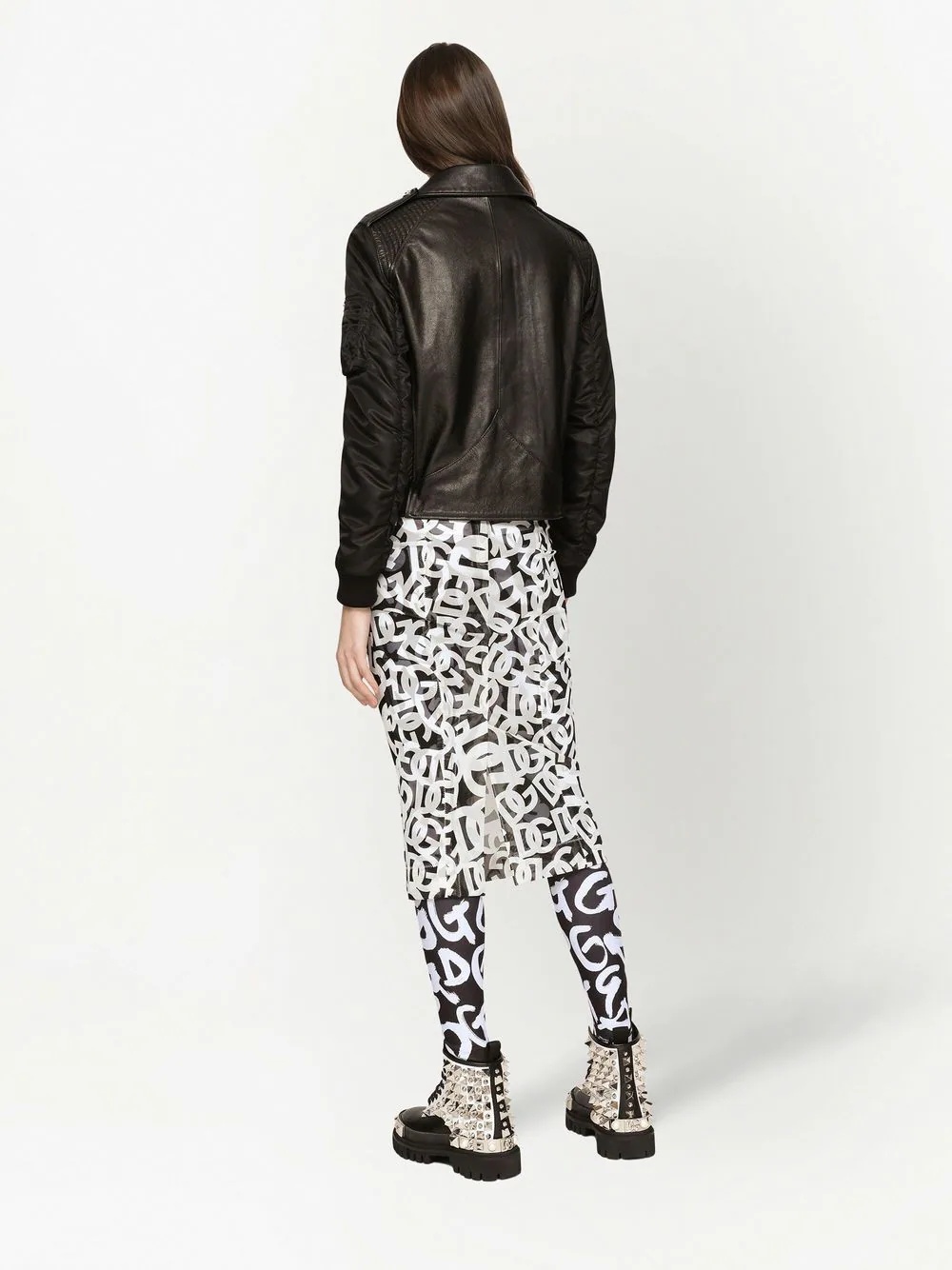 leather biker jacket - 4